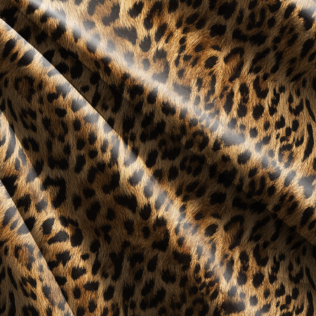 LEOPARD SKIN UPHOLSTERY FABRIC