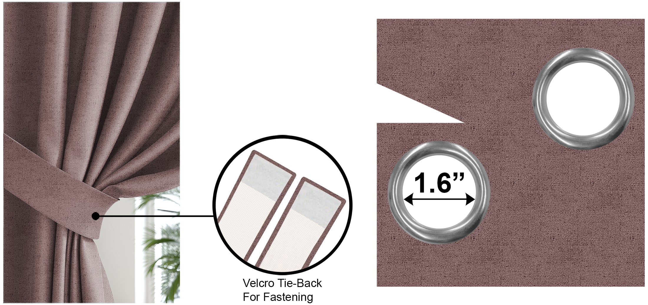 BROOKE STONE PRINTED BLACKOUT CURTAINS