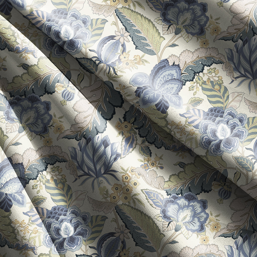 LUCETTA BLUE READY MADE ROMAN BLIND