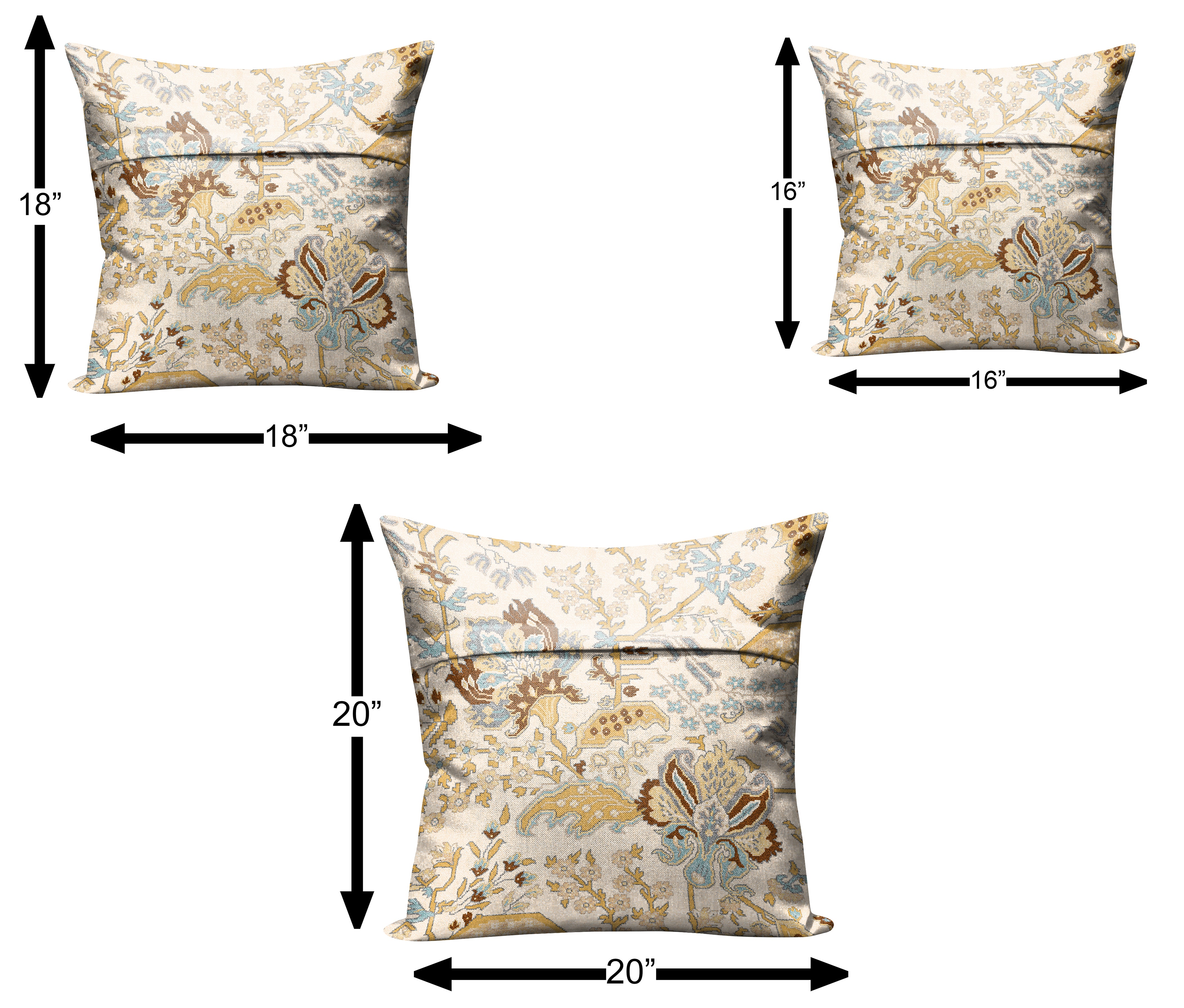 MAGMA YELLOW CUSHION COVER (Pack of 2)