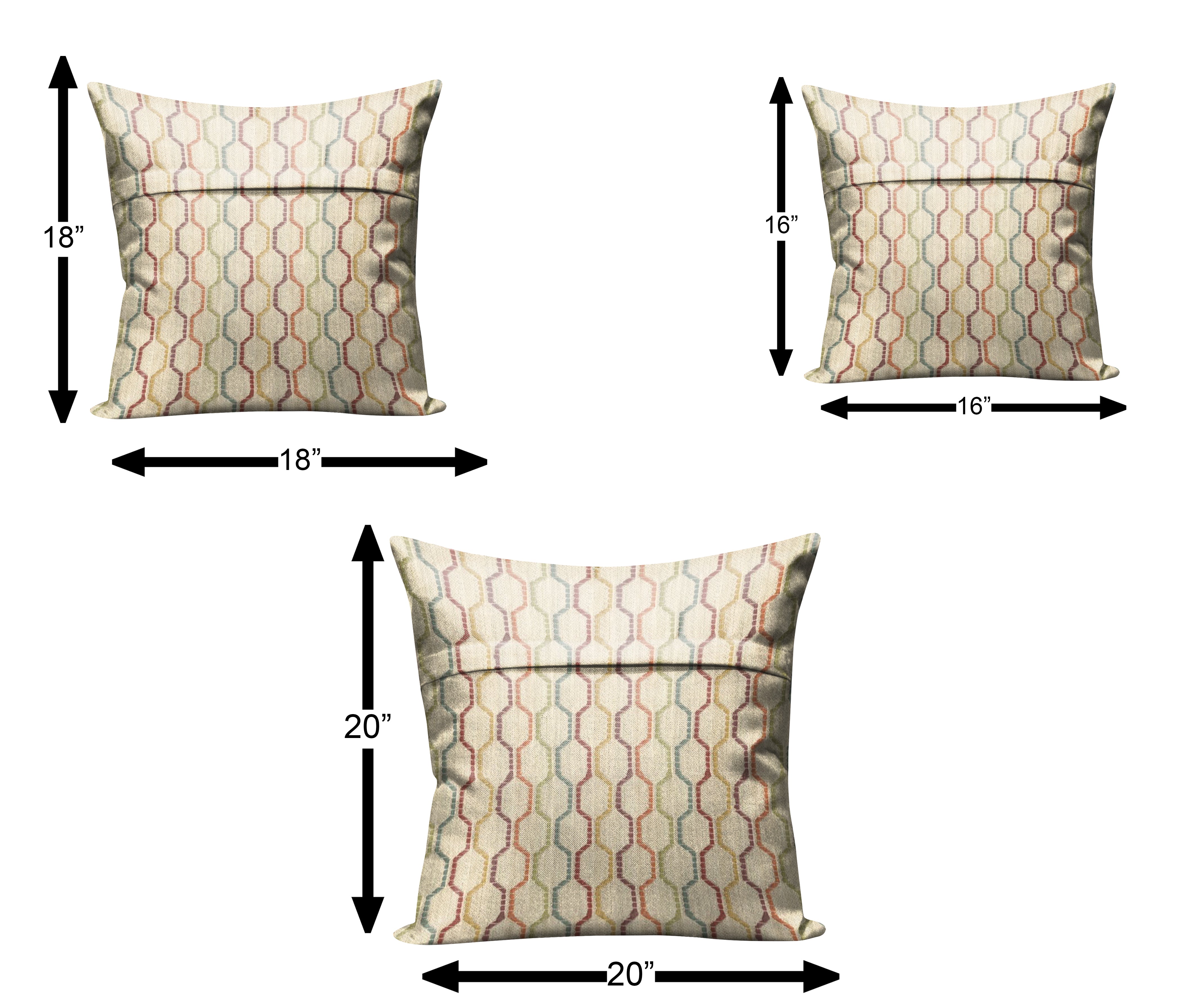 EVEREST BEIGE CUSHION COVER (Pack of 2)