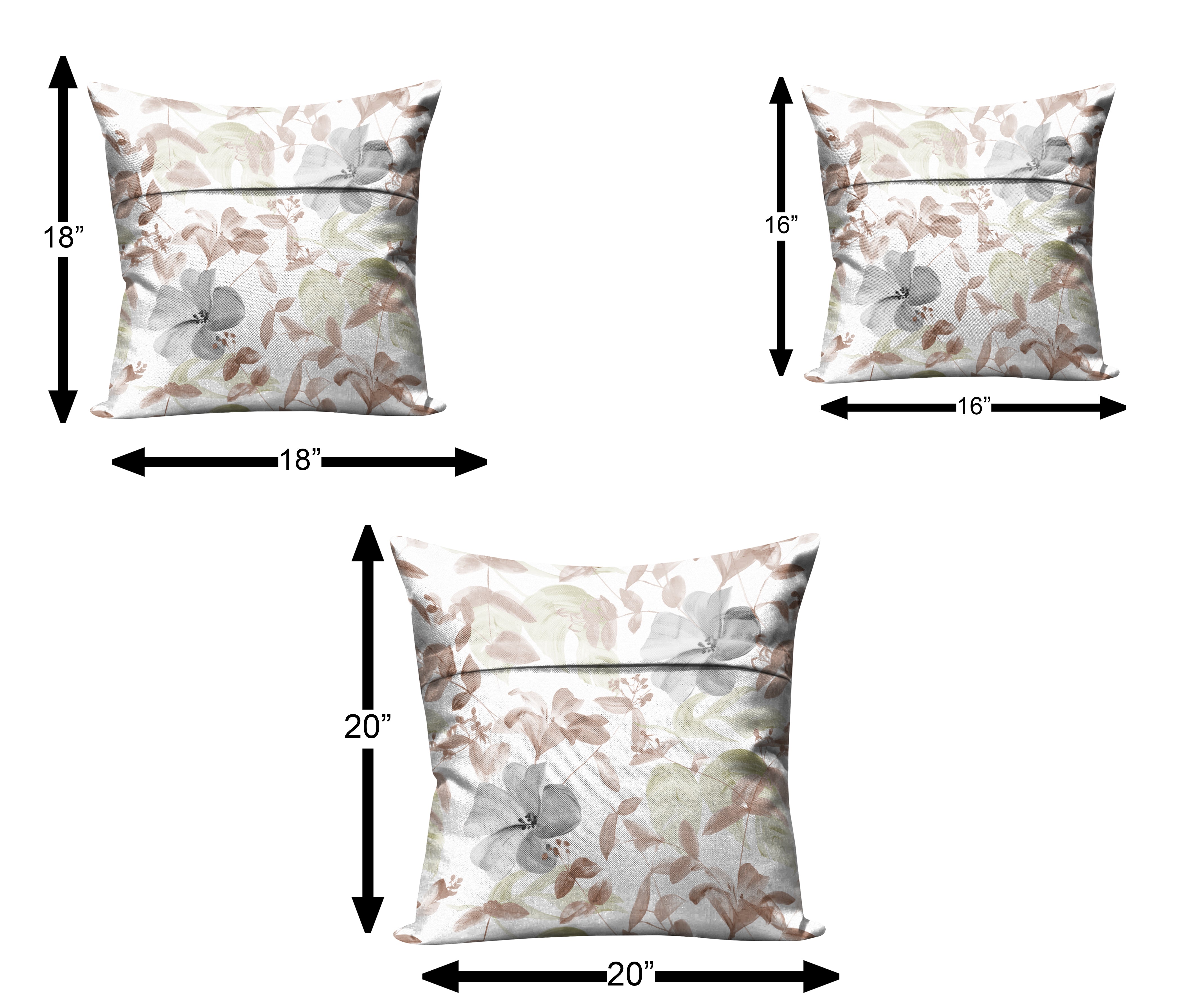 COBANO GREY CUSHION COVER (Pack of 2)