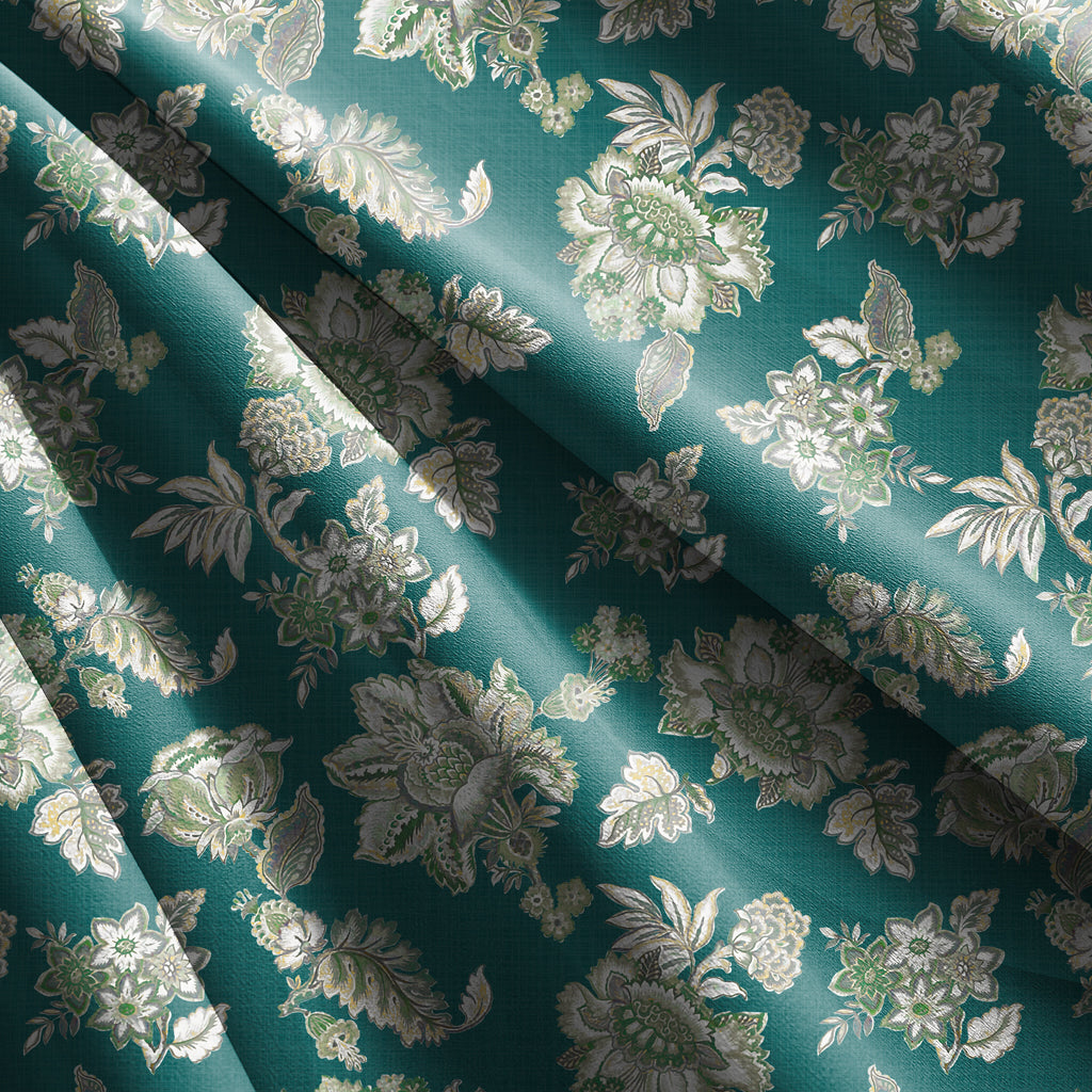 ANZIO TEAL READY MADE ROMAN BLIND