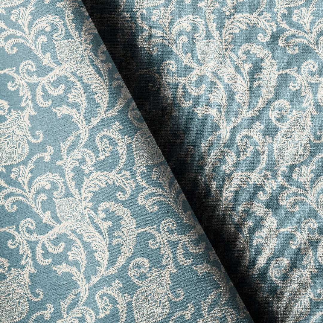 KOCHIN TEAL READY MADE ROMAN BLIND