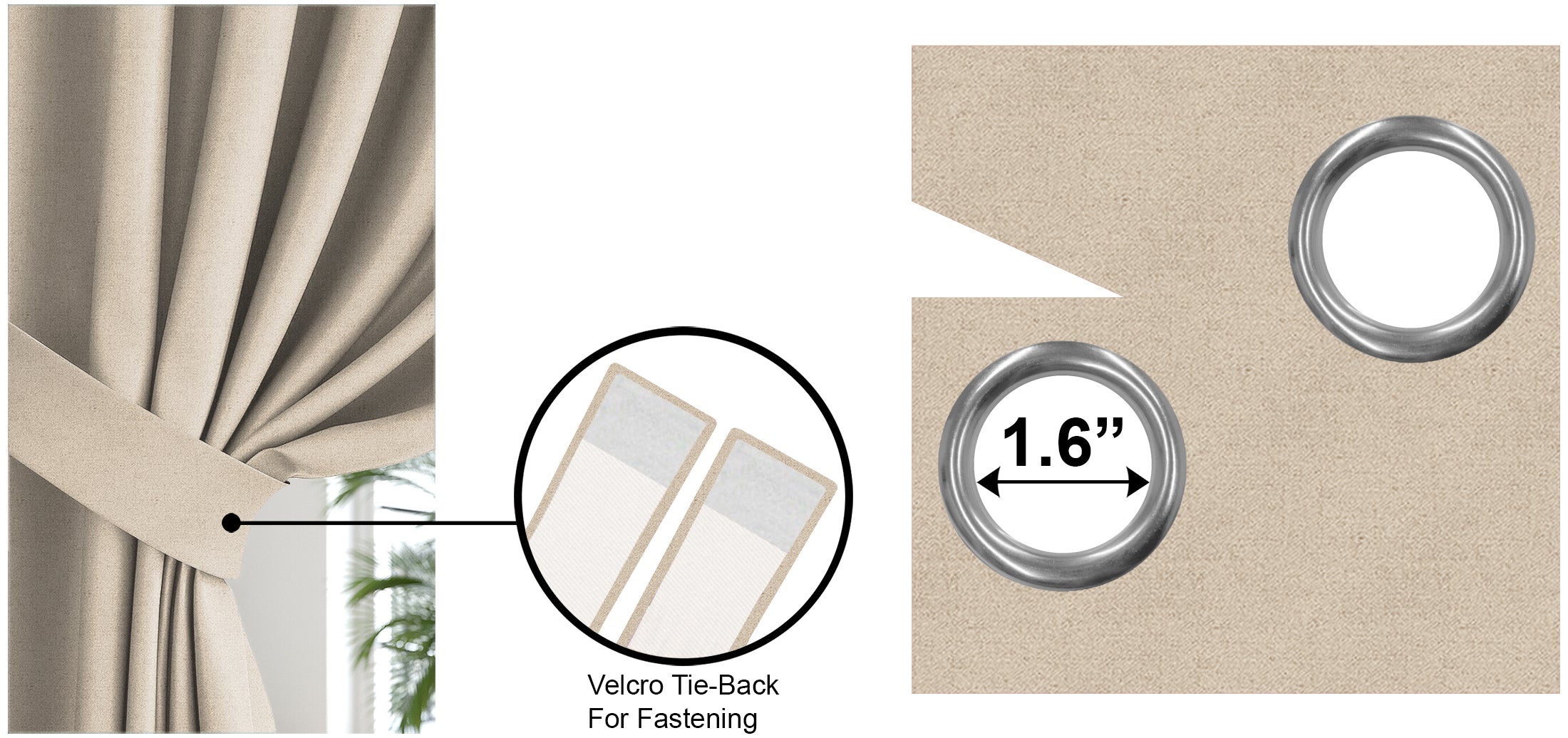 BROOKE CHIKU PRINTED BLACKOUT CURTAINS