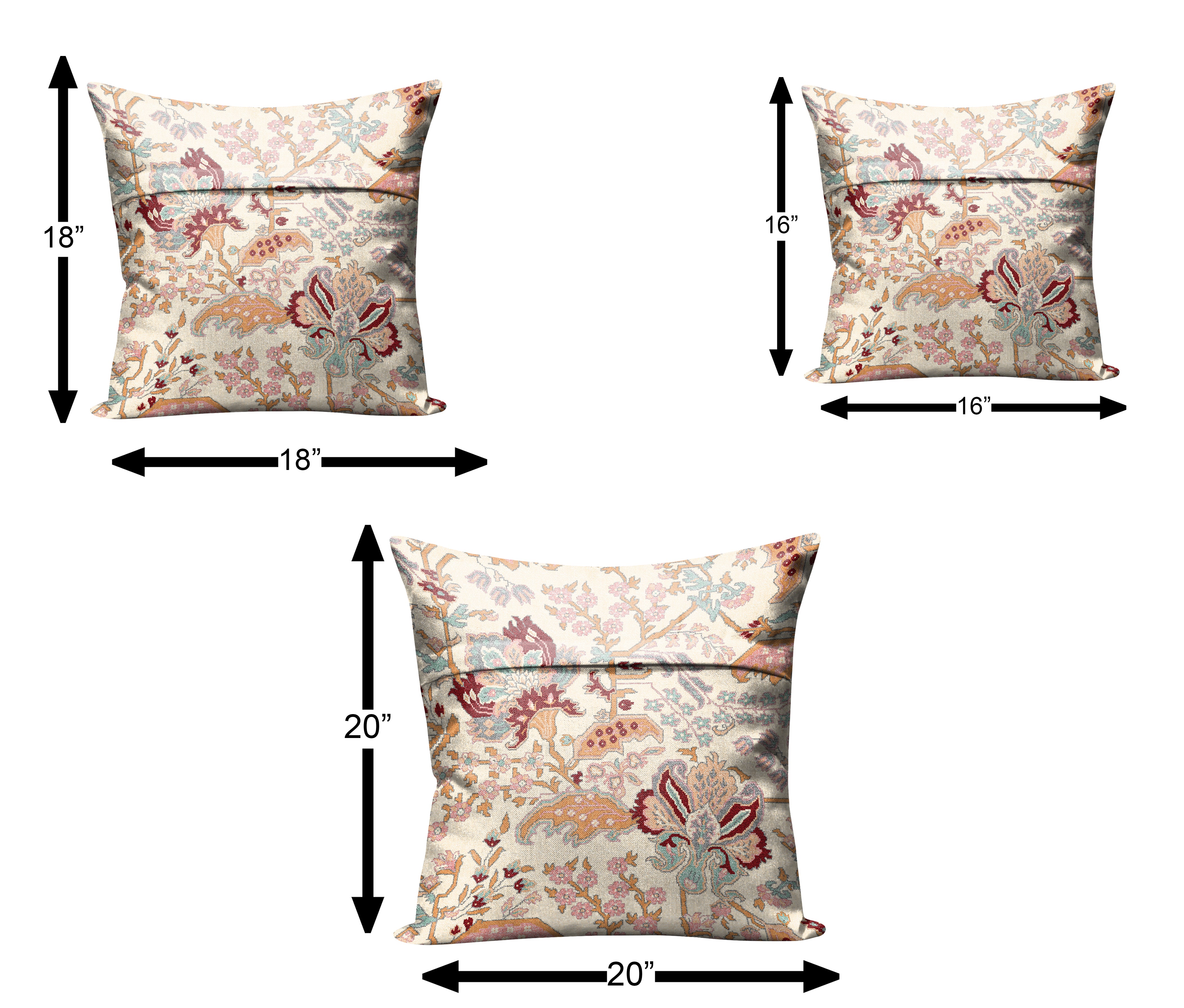 MAGMA RED CUSHION COVER (Pack of 2)