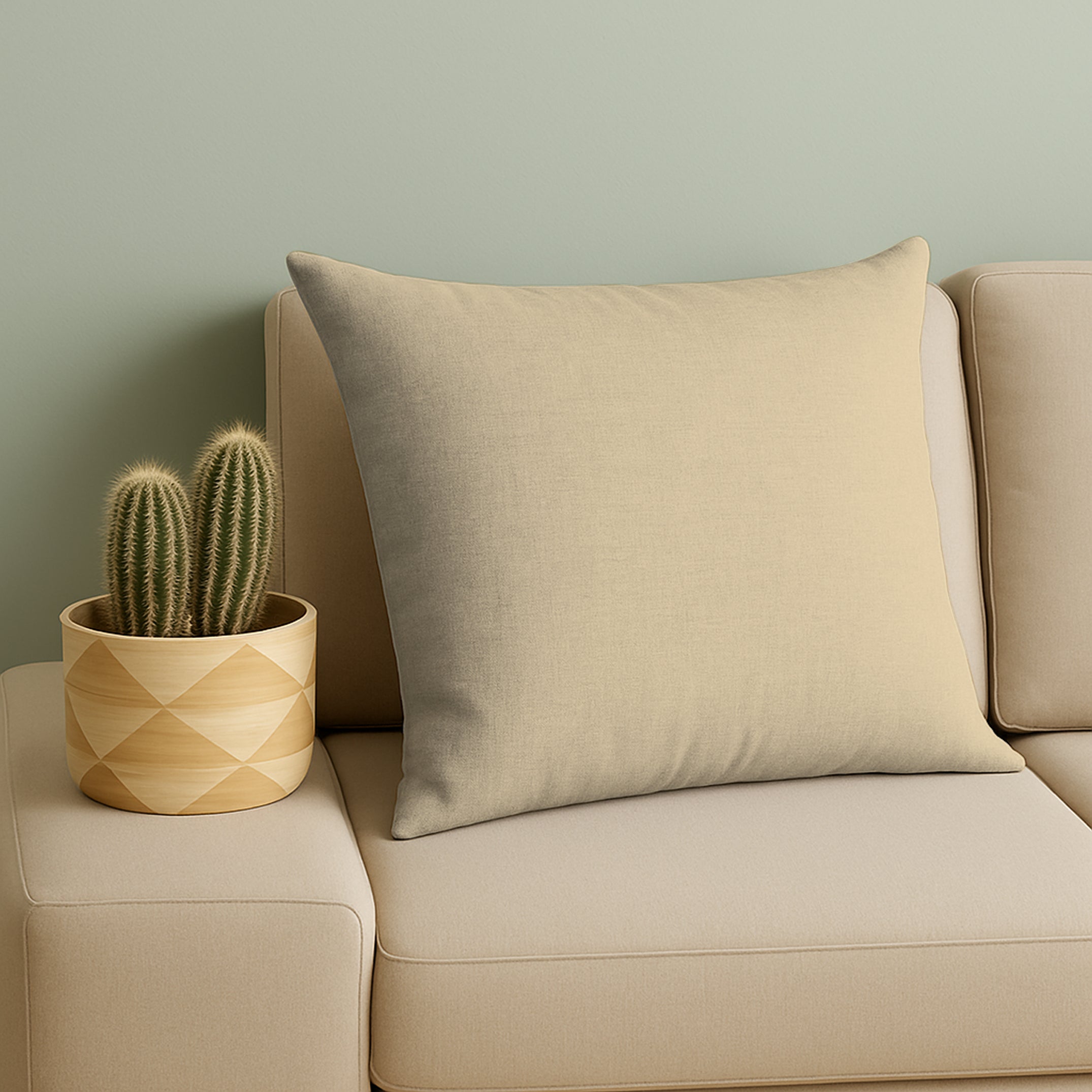 PUMA BROWN CUSHION COVER (Pack of 2)