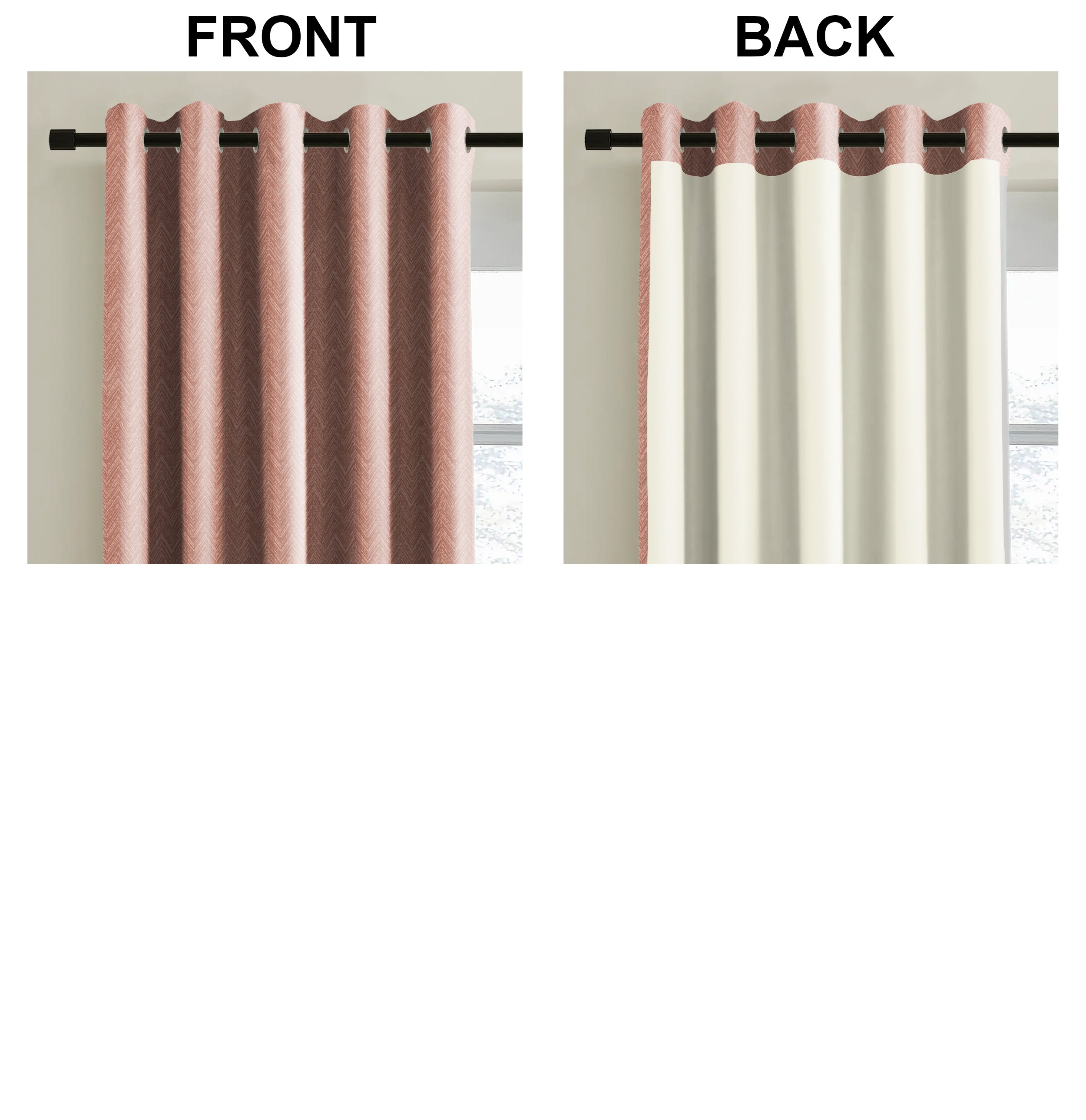 SONORA CLAY PRINTED BLACKOUT CURTAIN