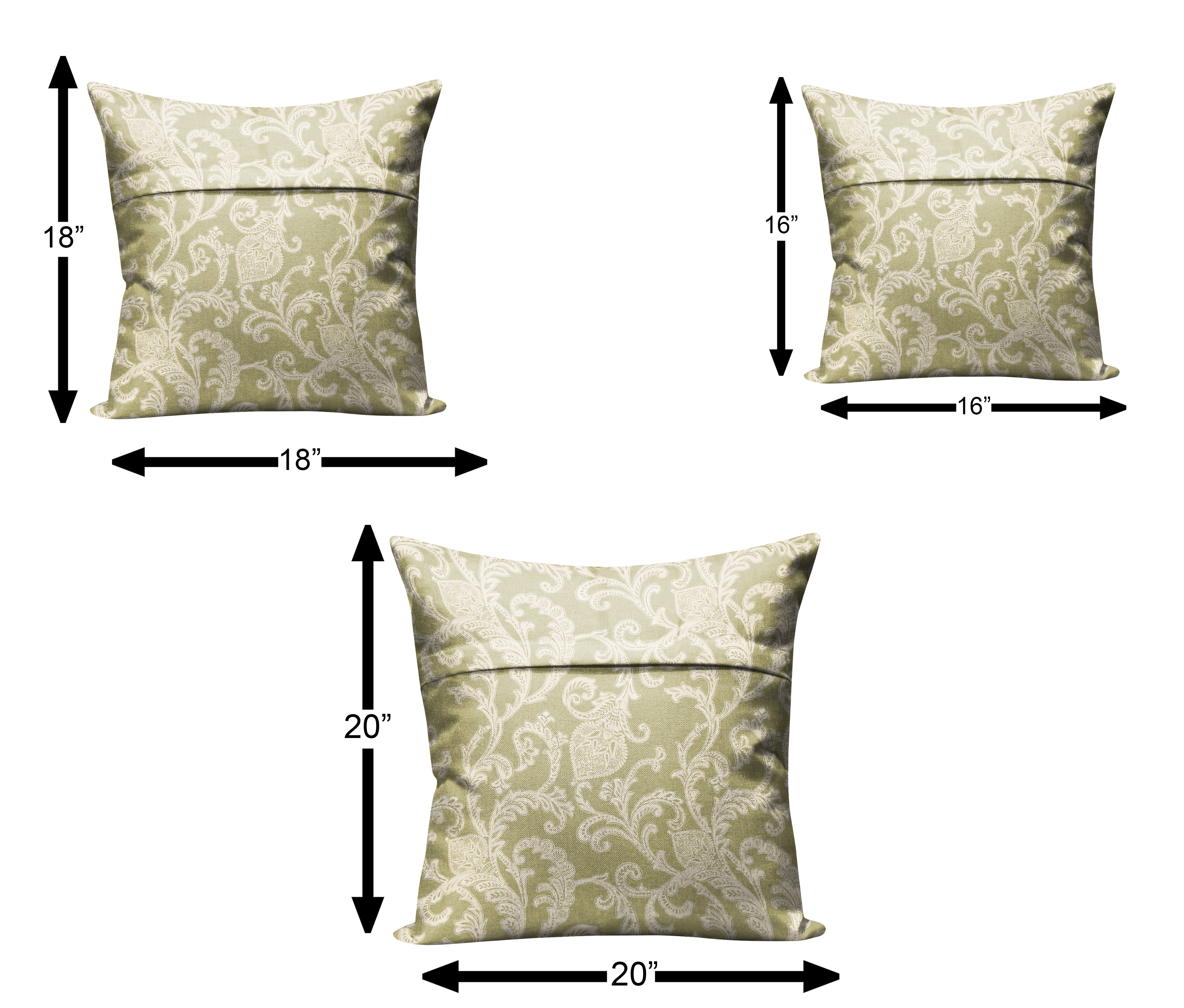 KOCHIN AVOCADO CUSHION COVER (Pack of 2)