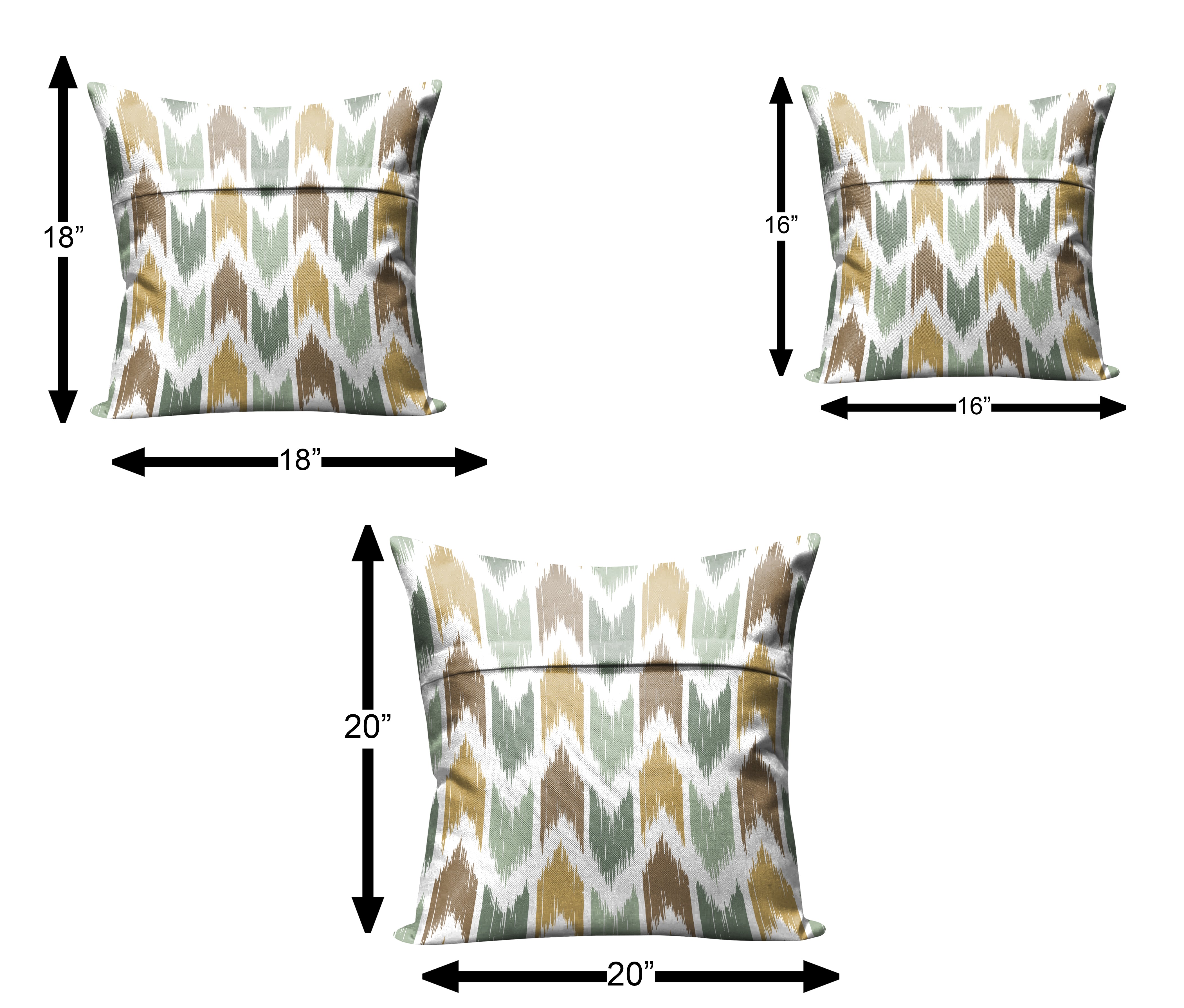 QUINN KHAKI CUSHION COVER (Pack of 2)