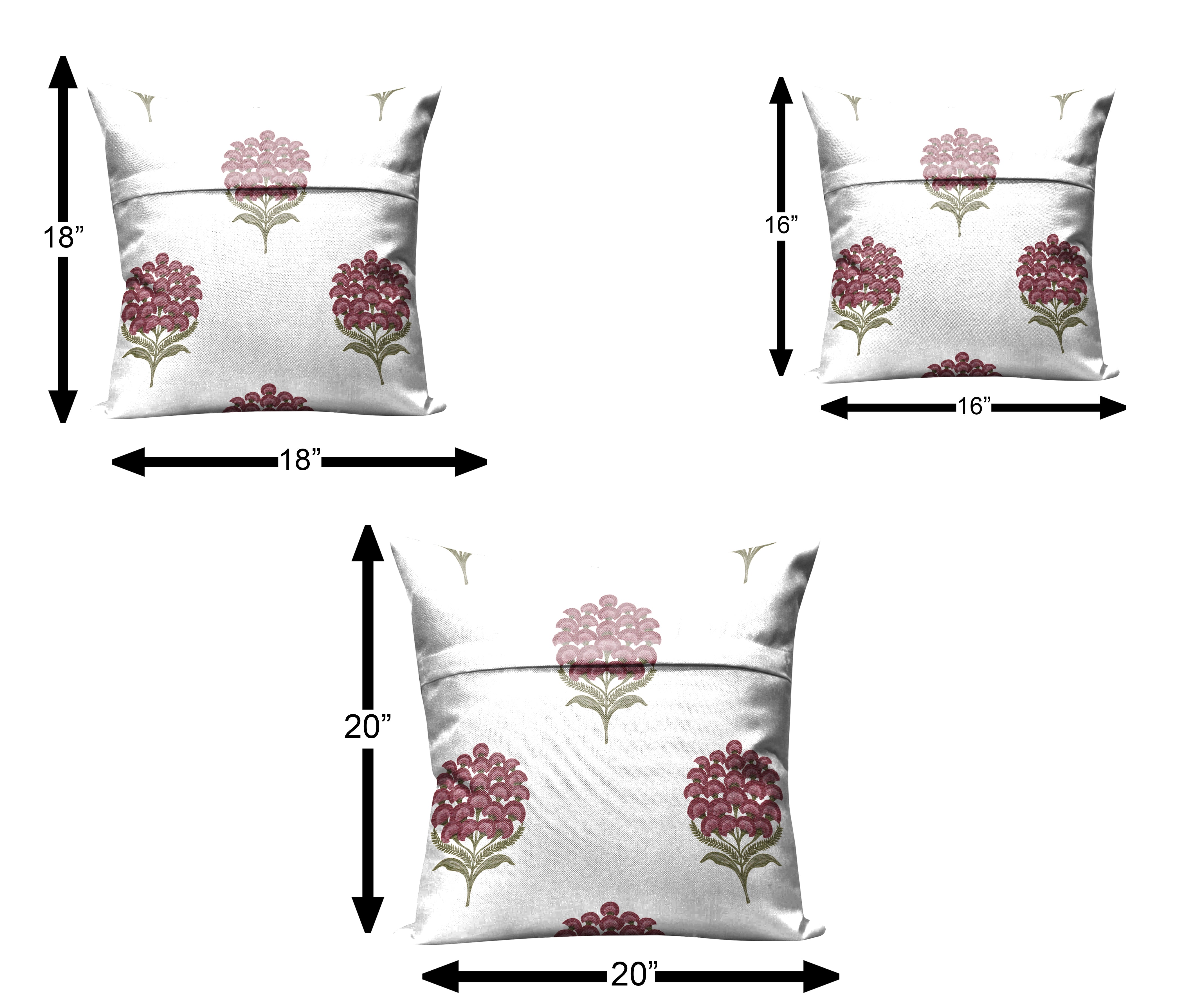 POKHARA DARK PINK CUSHION COVER (Pack of 2)