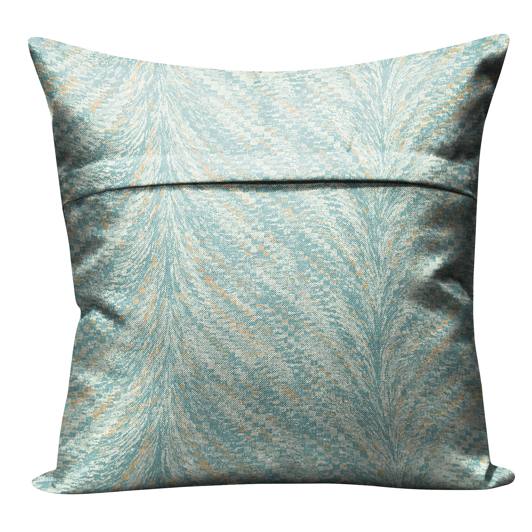 LUXOR DUCK EGG DIGITAL PRINTED CUSHION COVER (Pack of 2)