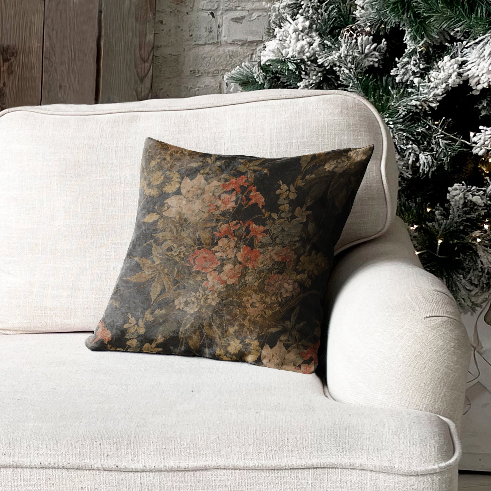 ERIN DUSTY GREY DIGITAL PRINTED CUSHION COVER (Pack of 2)
