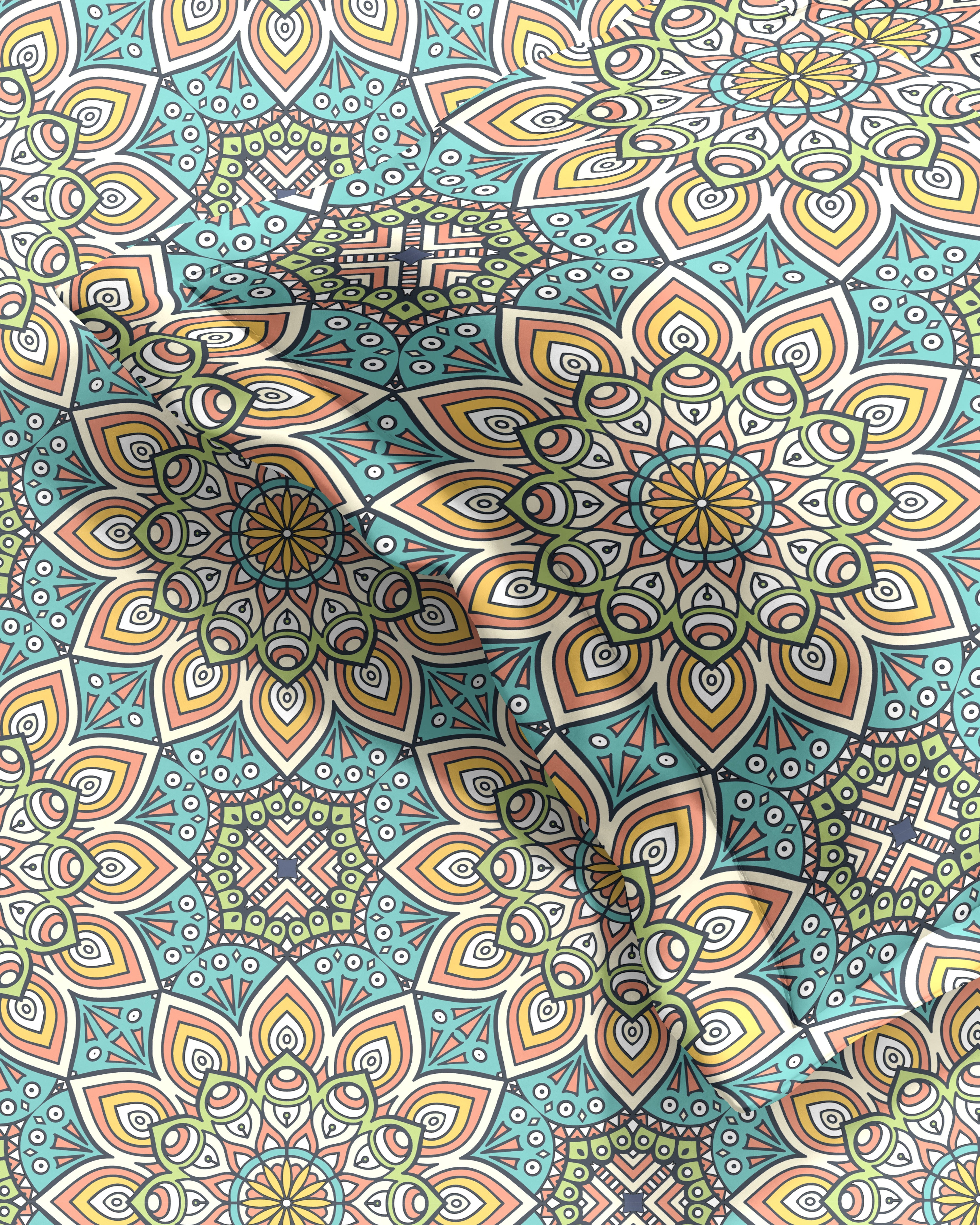 SALEM SKYBLUE BEDSHEET WITH PILLOWCOVER