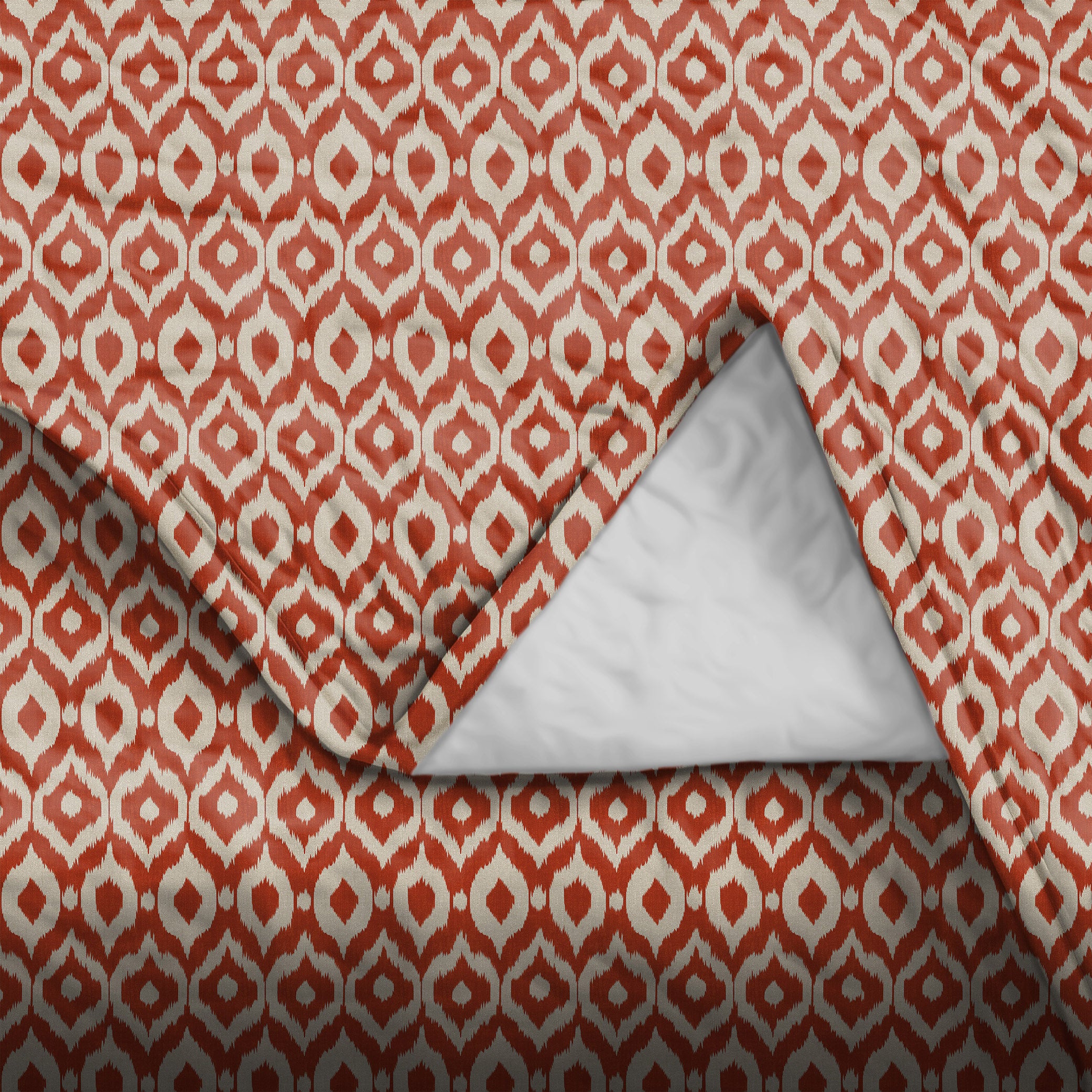 Bedcover Bistre Red for Double Bed with 2 Pillow Covers King Size (104" X 90")