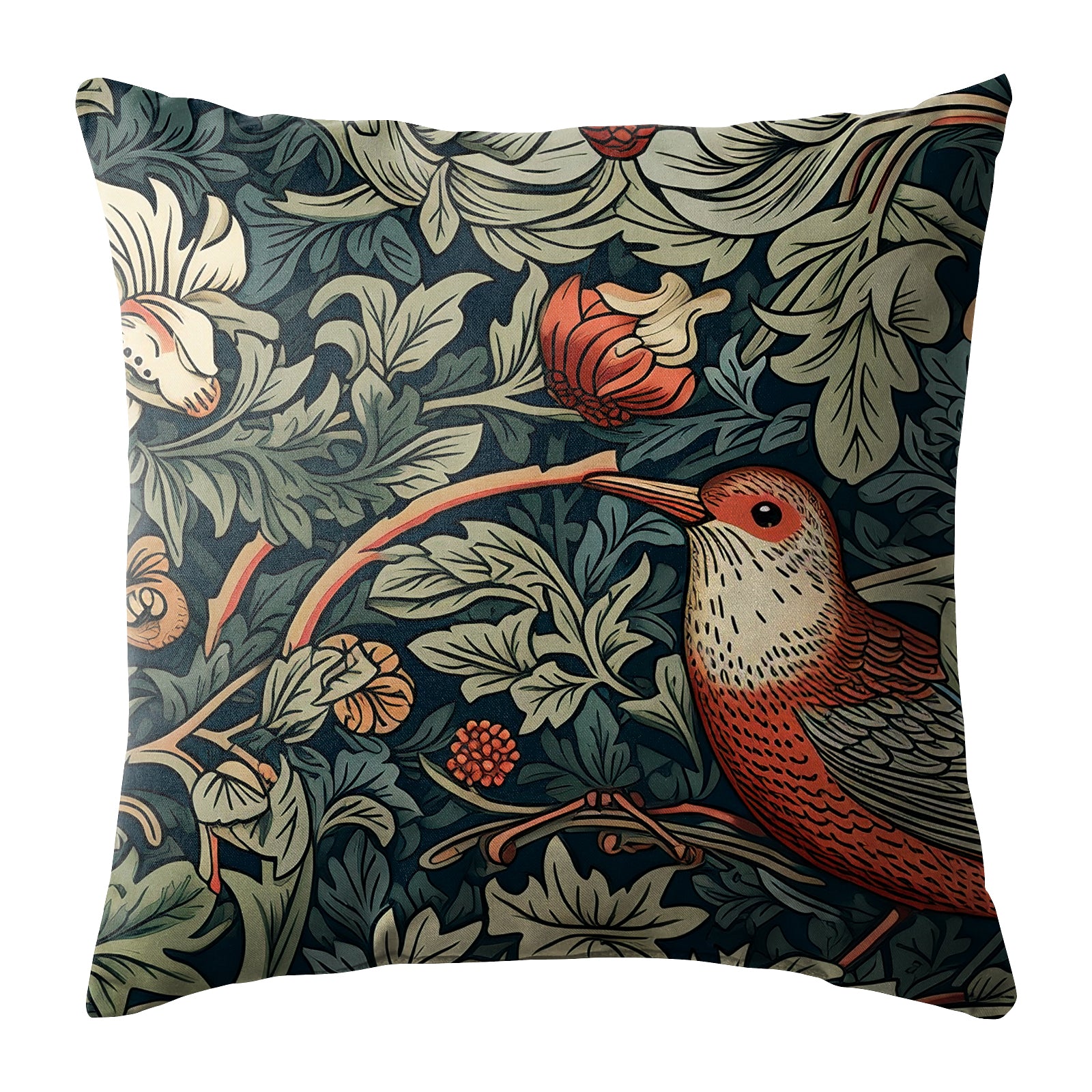 PIGEON GREEN (16X16 INCH) DIGITAL PRINTED CUSHION COVER
