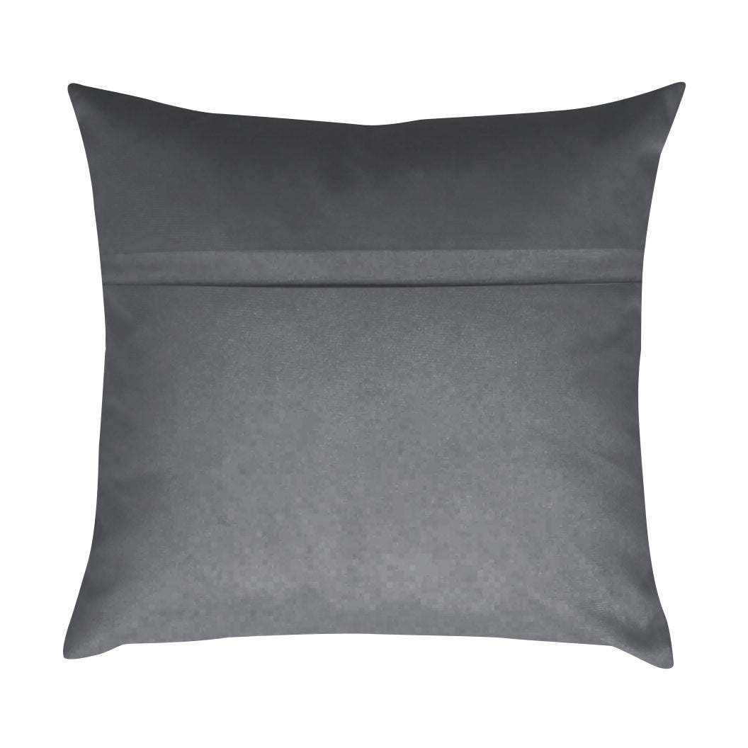 RAINBOW VELVET GREY-18 CUSHION COVER (Pack of 2)