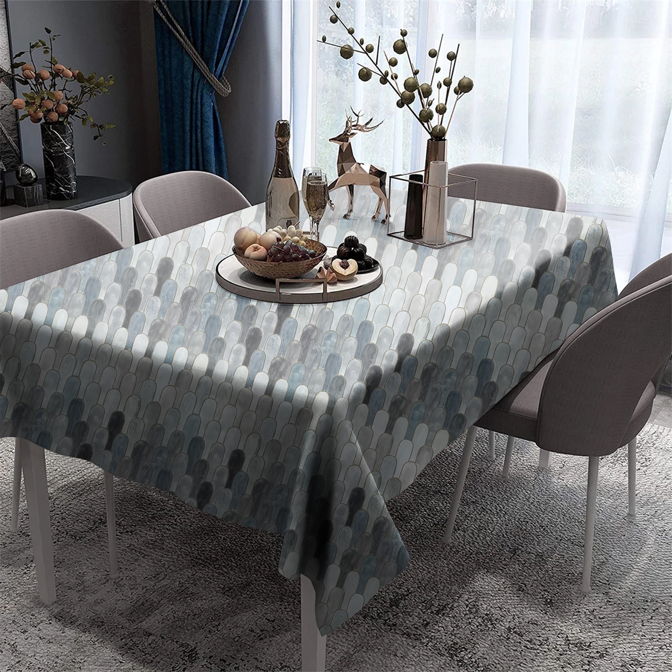 NICOBAR GREY TABLE CLOTH