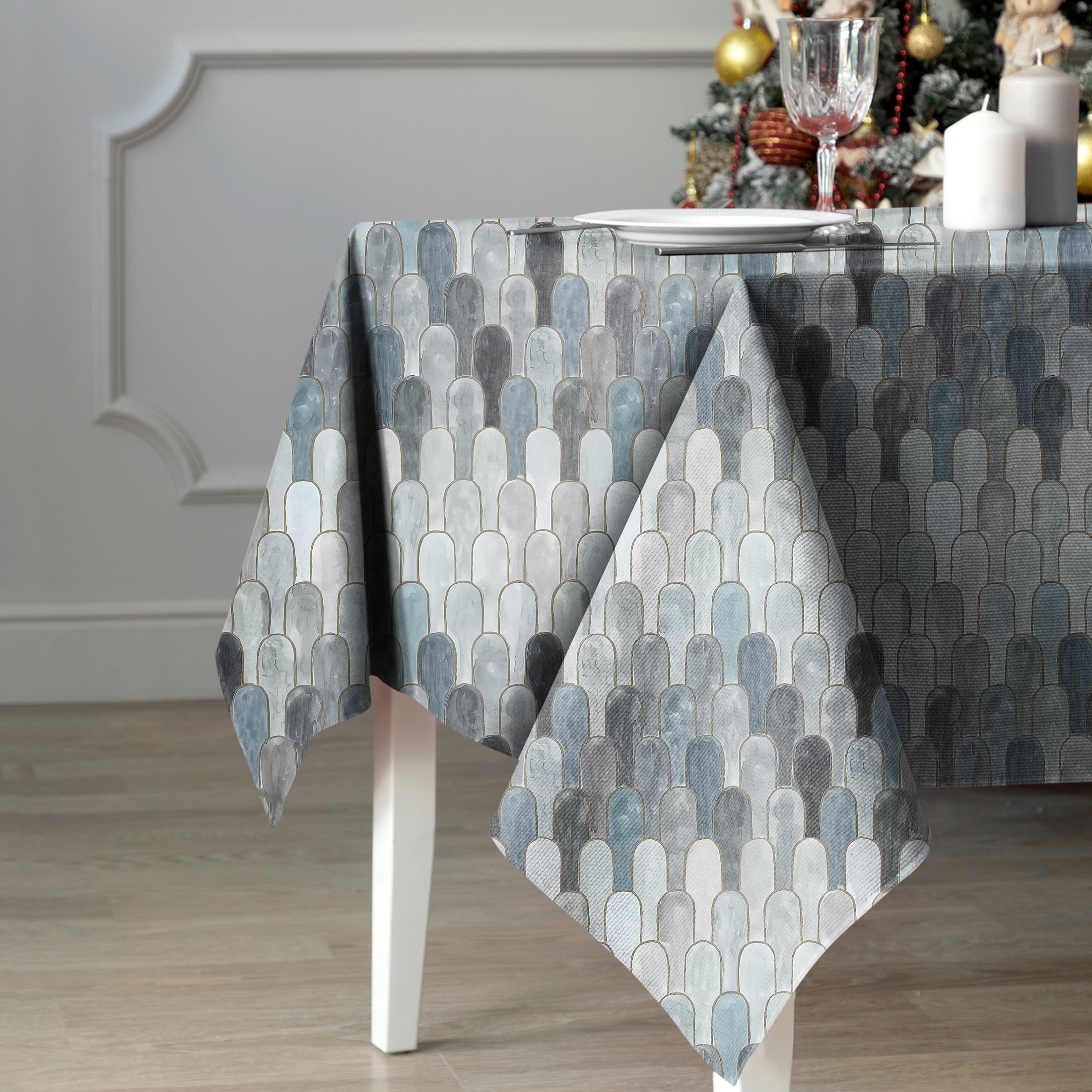NICOBAR GREY TABLE CLOTH
