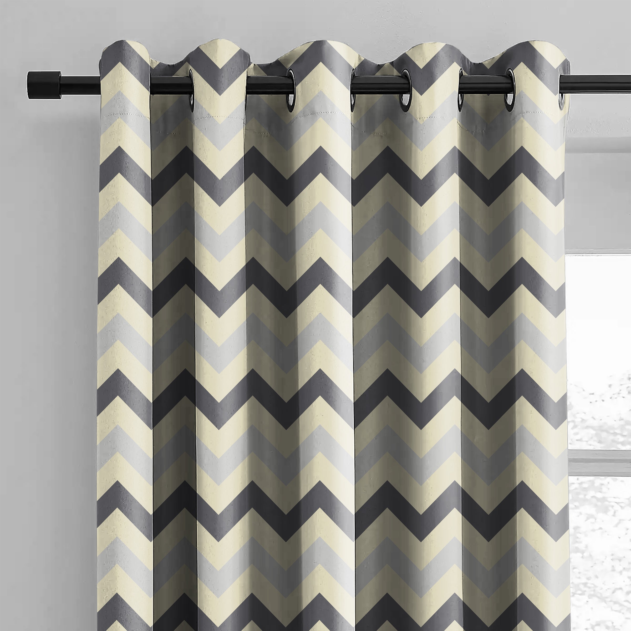 ZEST GREY BLACKOUT CURTAINS