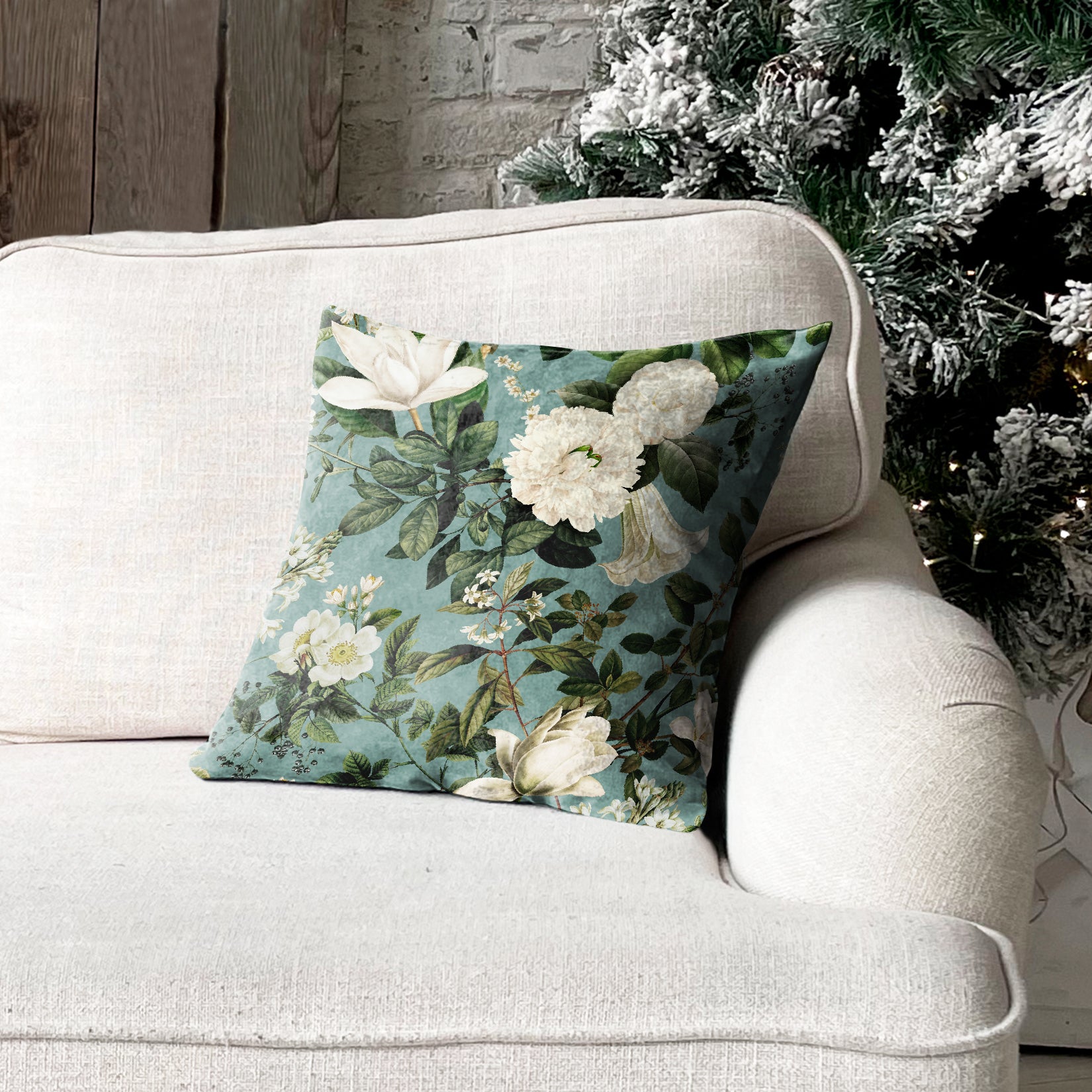 VINCE GREEN DIGITAL PRINTED CUSHION COVER (Pack of 2)