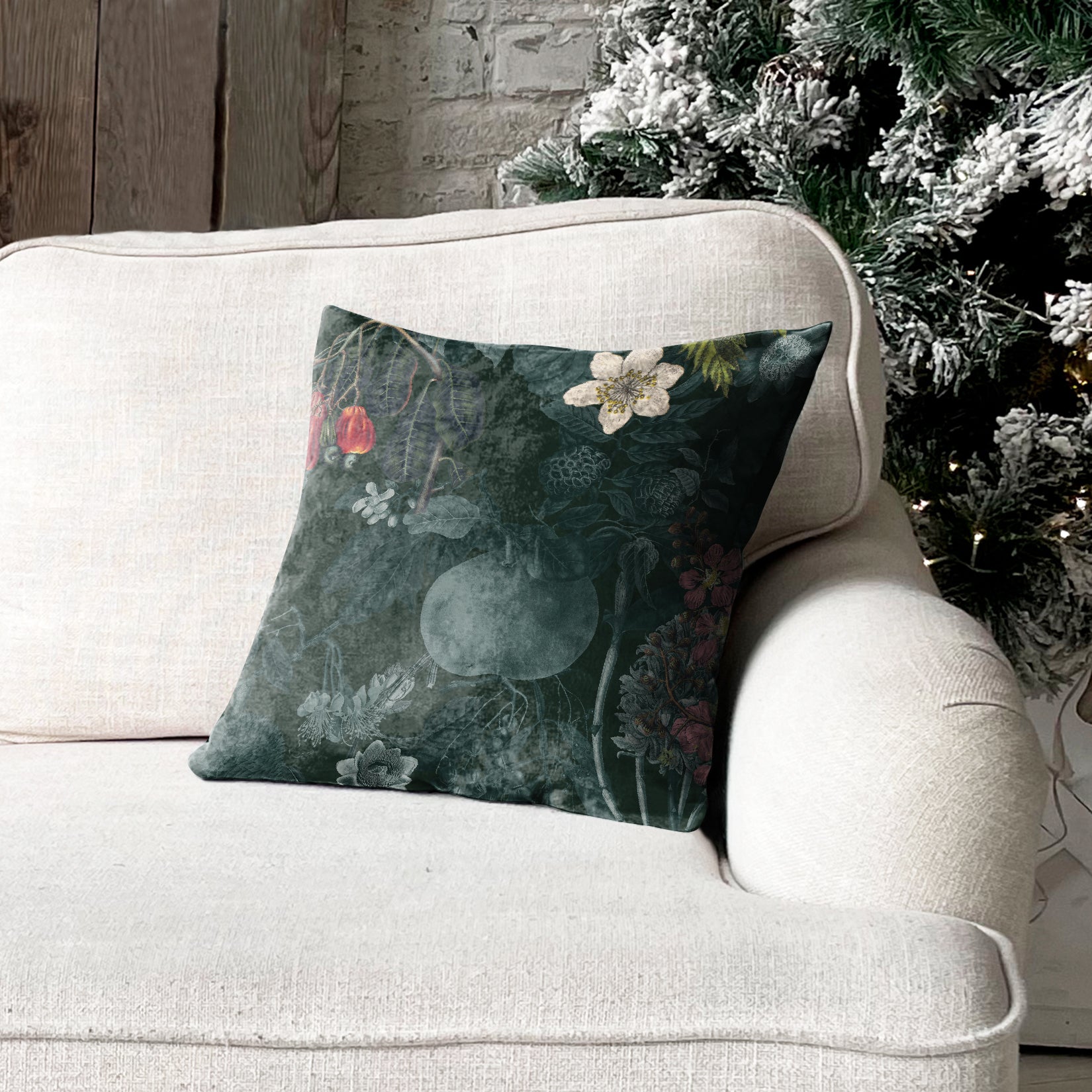 BRET GREEN DIGITAL PRINTED CUSHION COVER (Pack of 2)