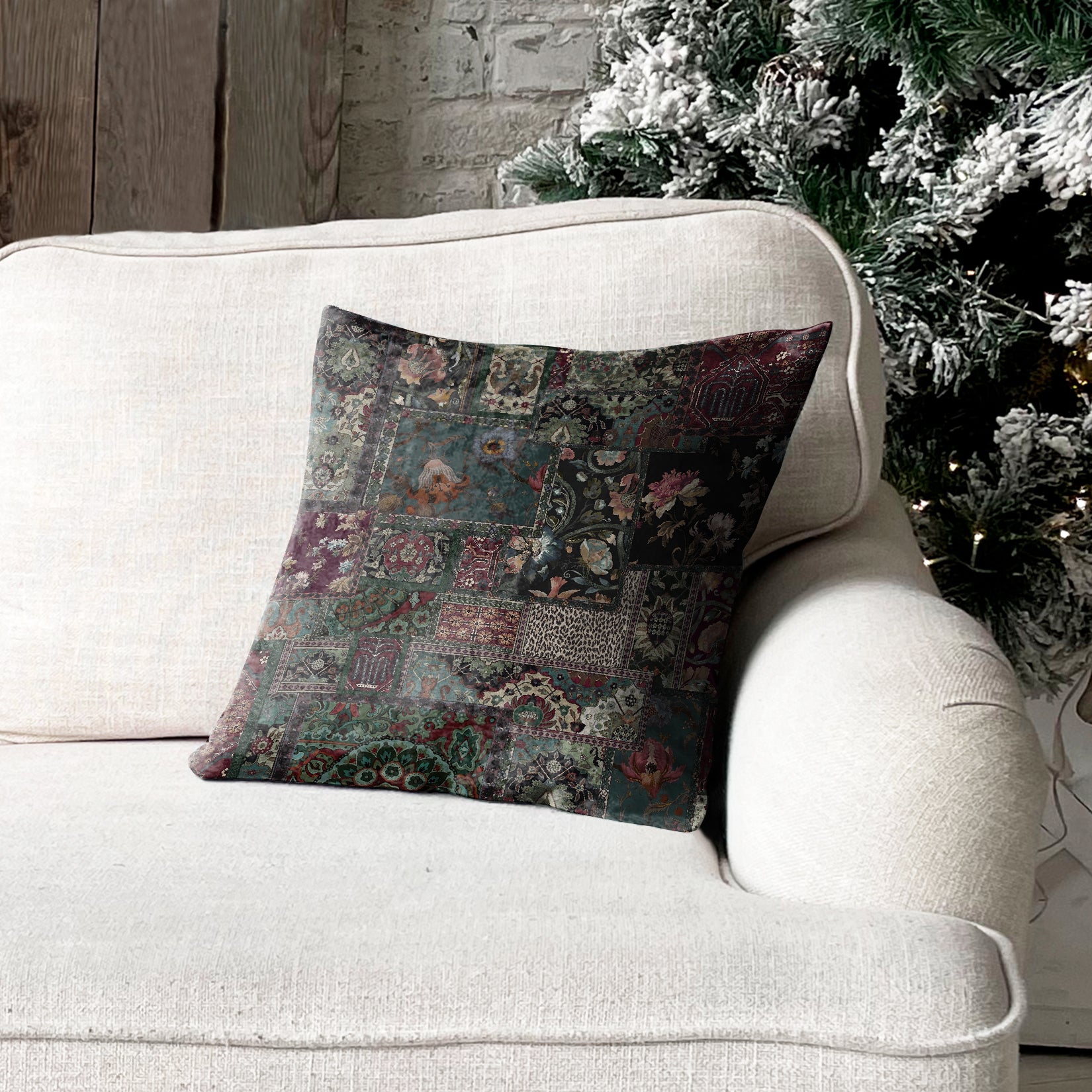 KIRK GREEN DIGITAL PRINTED CUSHION COVER (Pack of 2)