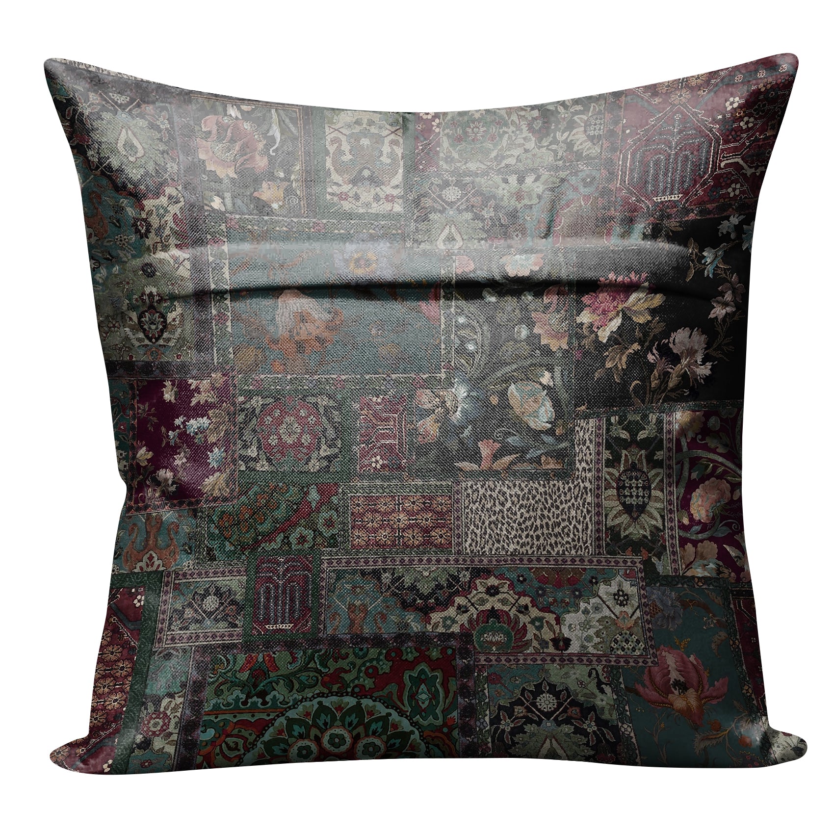KIRK GREEN DIGITAL PRINTED CUSHION COVER (Pack of 2)