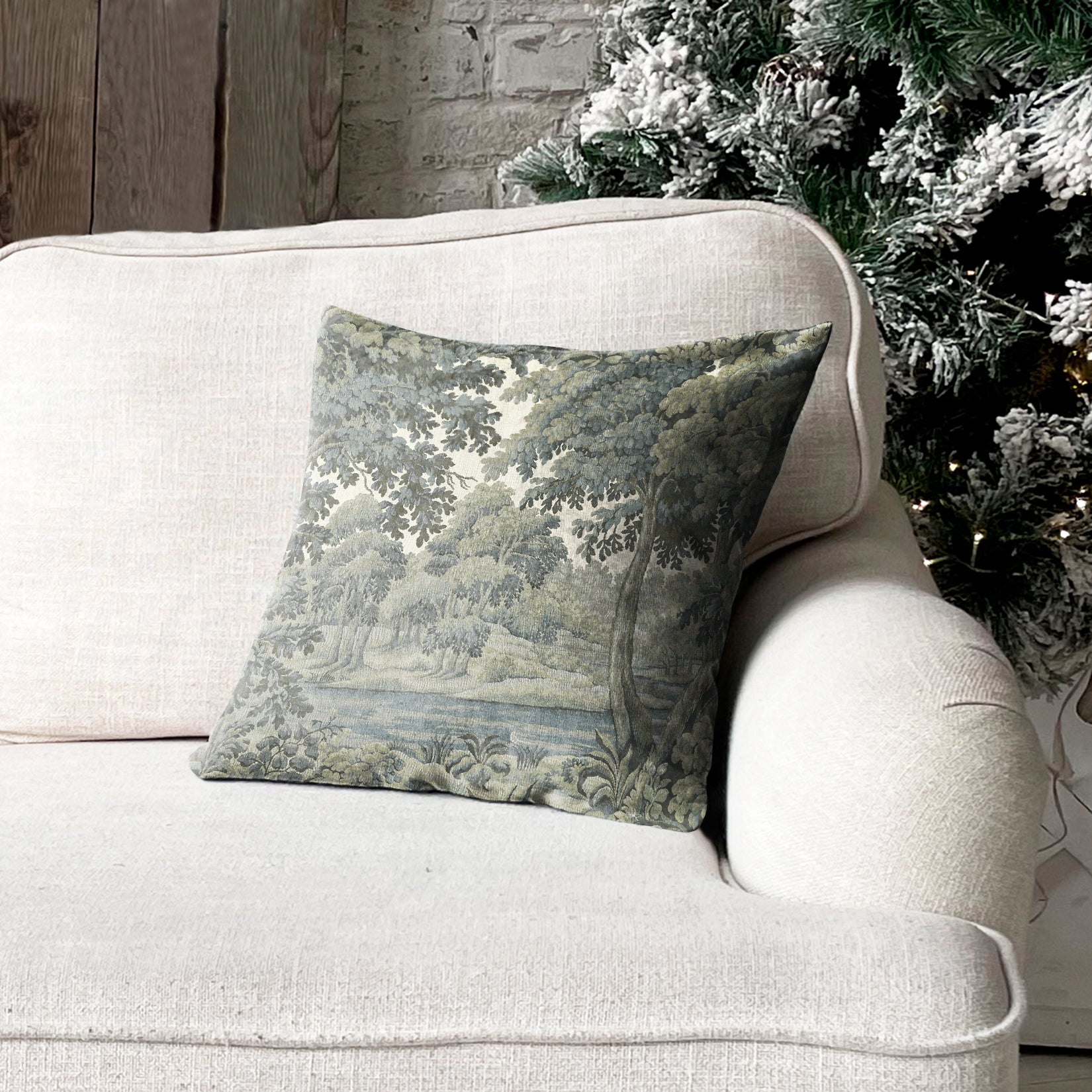 FRED GREY DIGITAL PRINTED CUSHION COVER (Pack of 2)