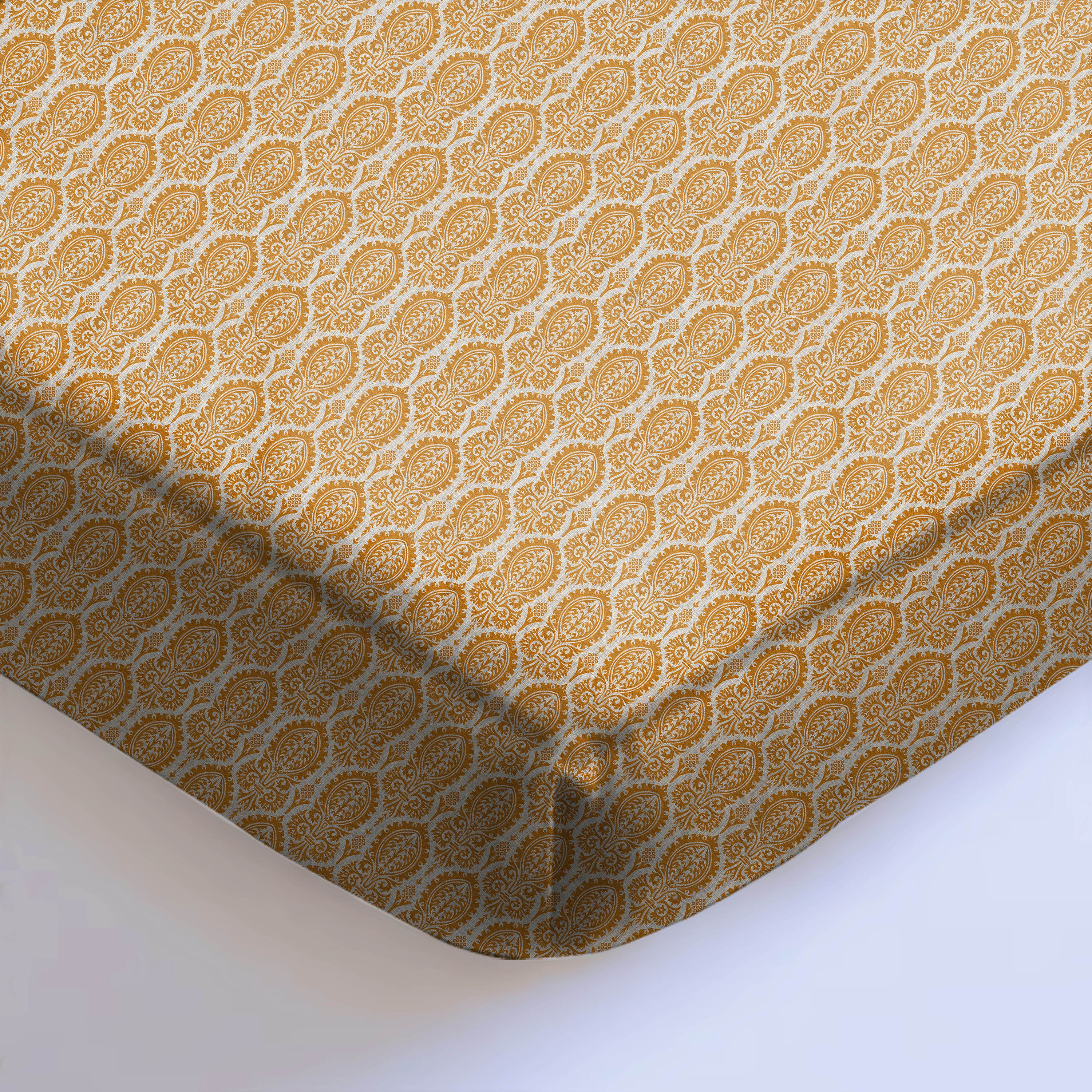 Manchester Indochine Bedcover for Double Bed with 2 Pillow Covers King Size (104" X 90")