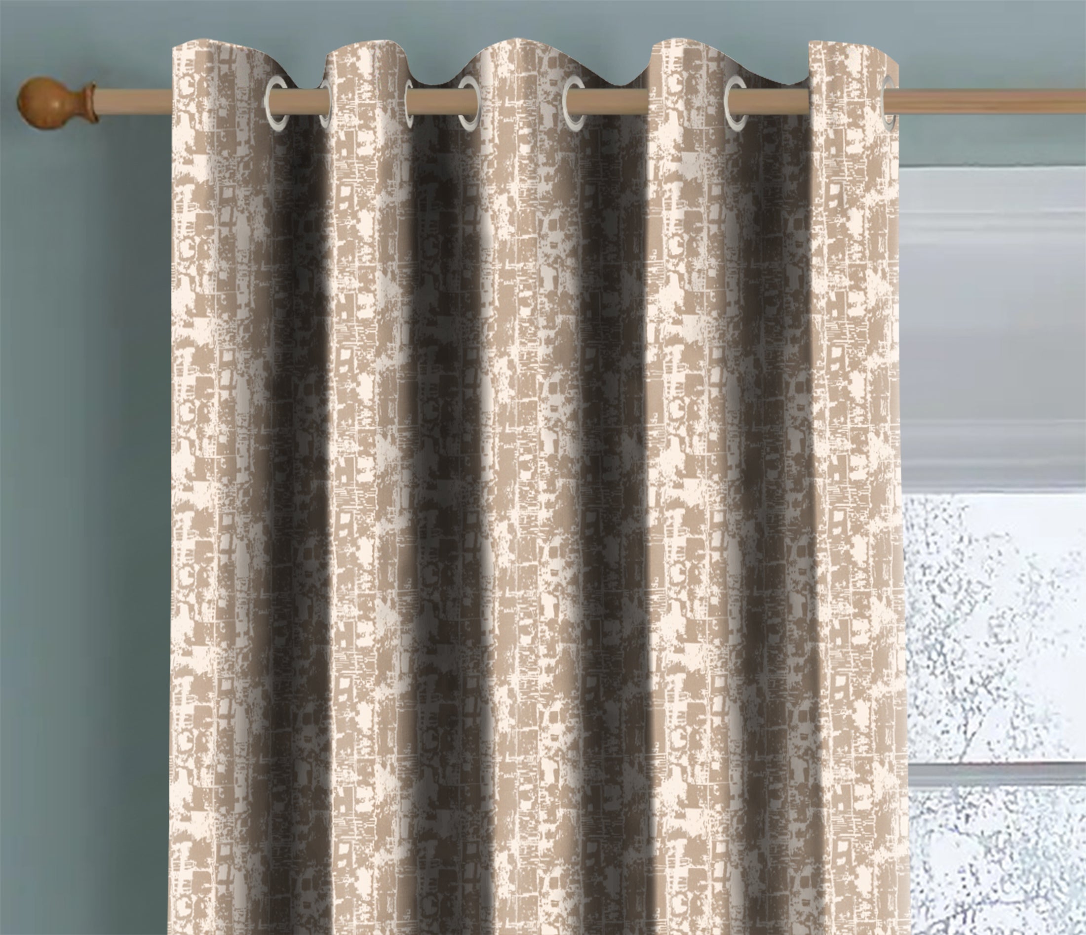 LEO L-BROWN BLACKOUT CURTAINS