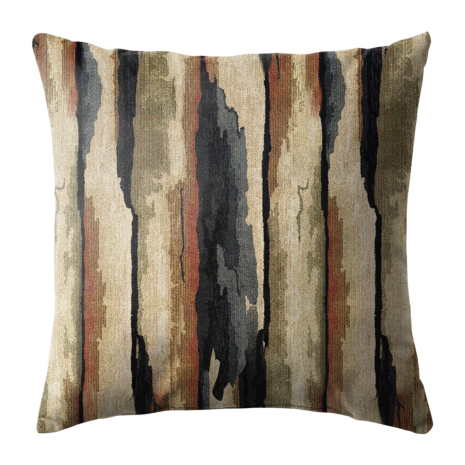 SPIKE L-BROWN DIGITAL PRINTED CUSHION COVER (Pack of 2)