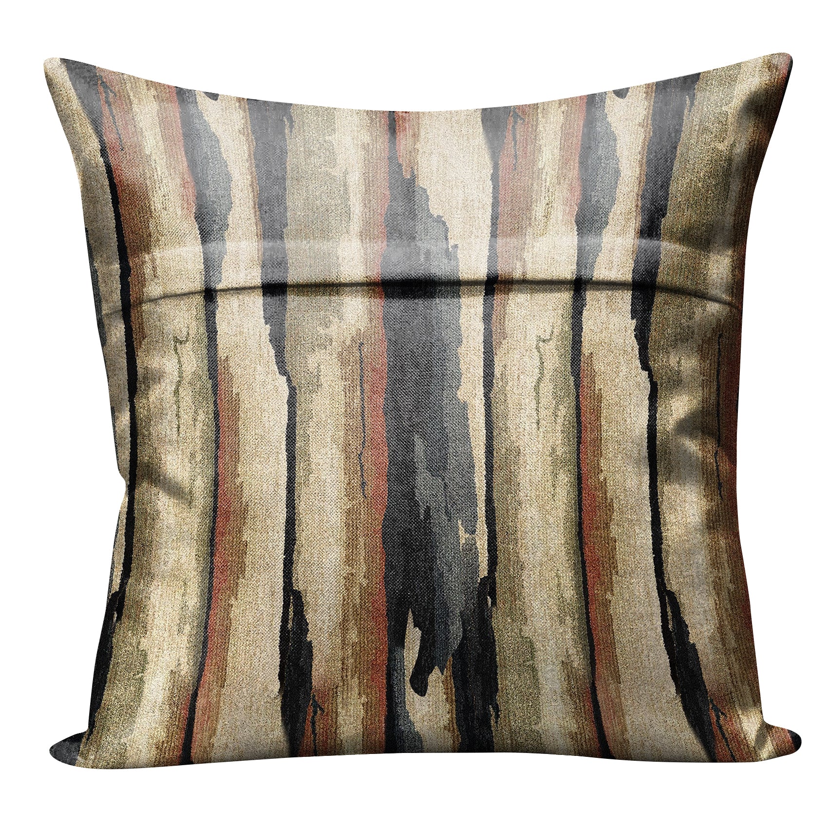 SPIKE L-BROWN DIGITAL PRINTED CUSHION COVER (Pack of 2)