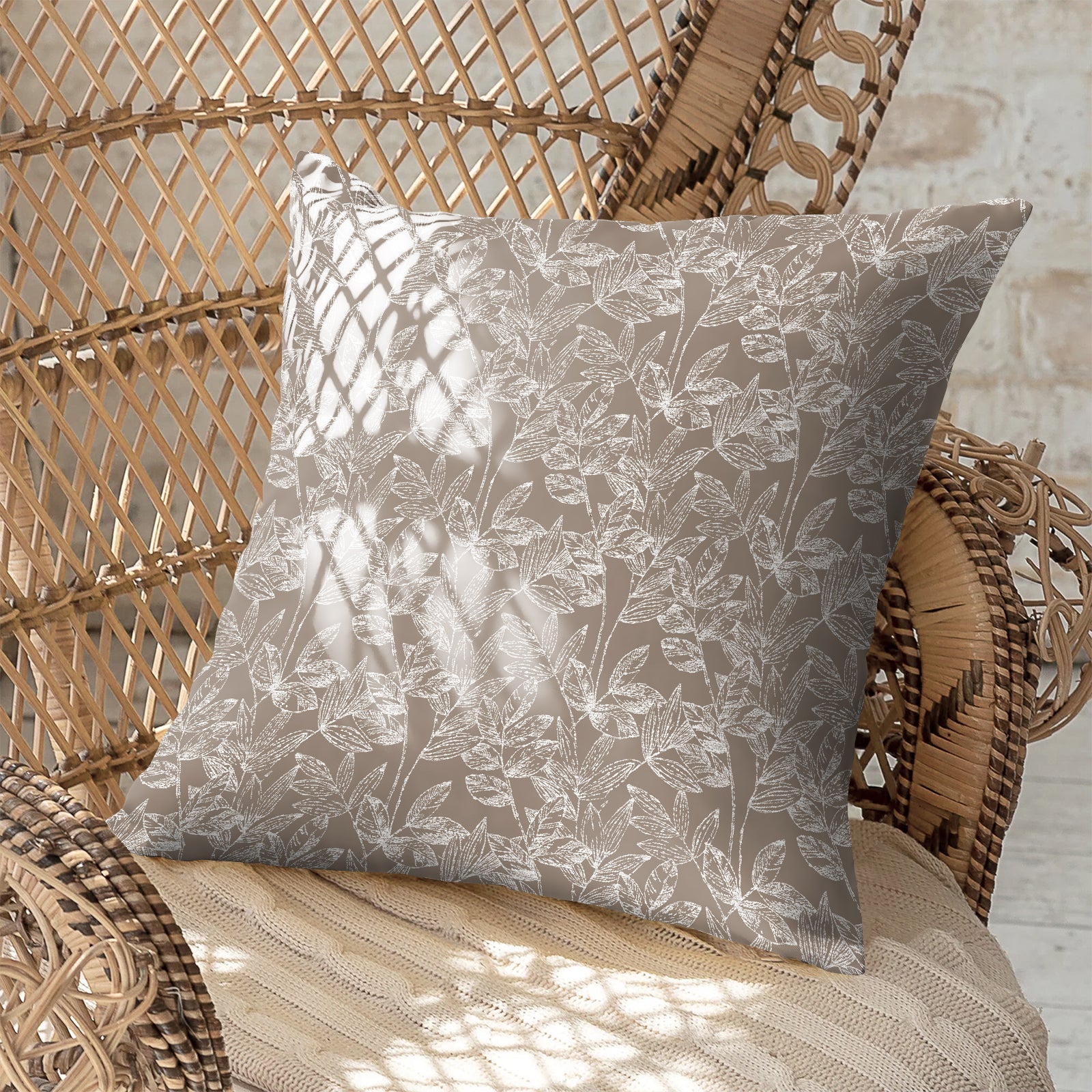 MEADOW L BROWN (16X16 INCH) DIGITAL PRINTED CUSHION COVER