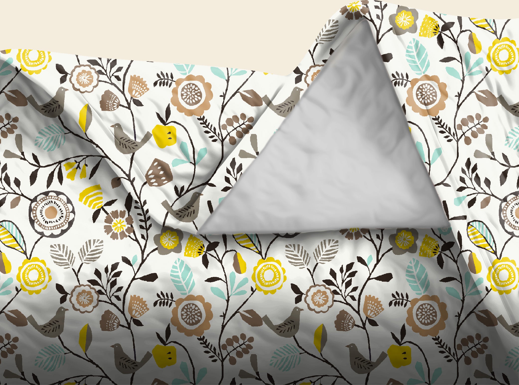 DAWN LIME BEDSHEET FOR DOUBLE BED WITH 2 PILLOWCOVERS KING SIZE (104" X 90")