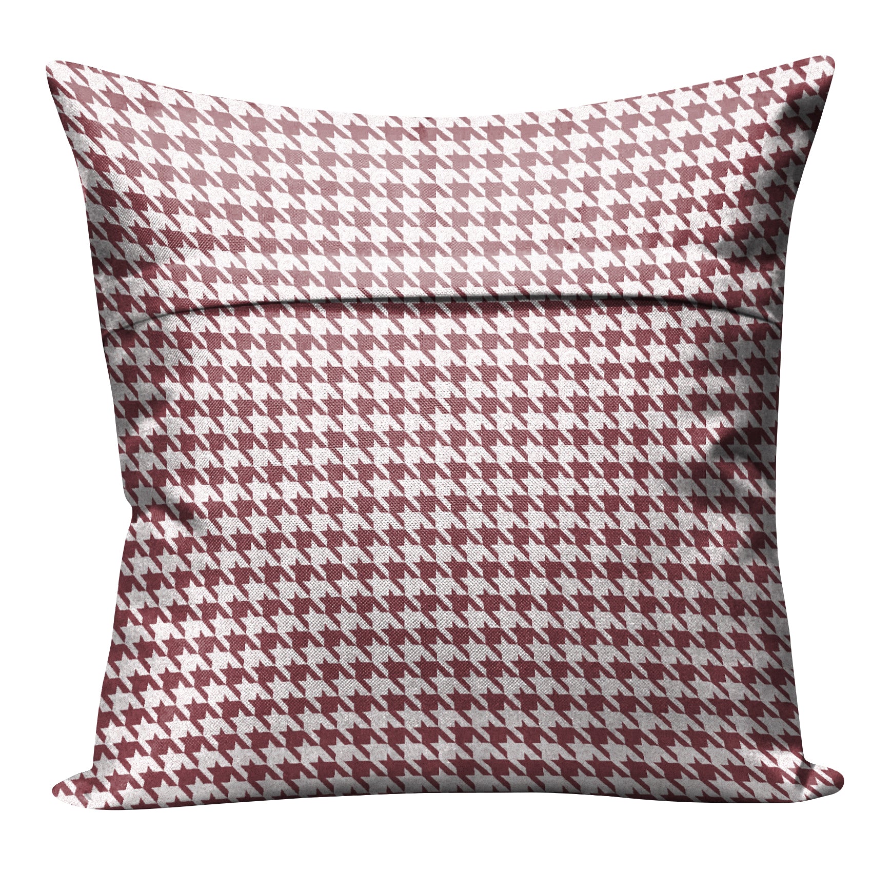 HOUNDSTOOTH M-PINK DIGITAL PRINTED CUSHION COVER (Pack of 2)