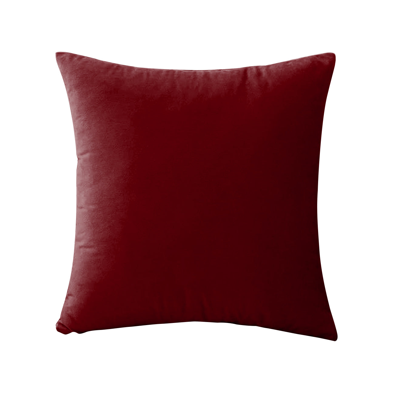 RAINBOW VELVET MAROON-32 CUSHION COVER (Pack of 2)