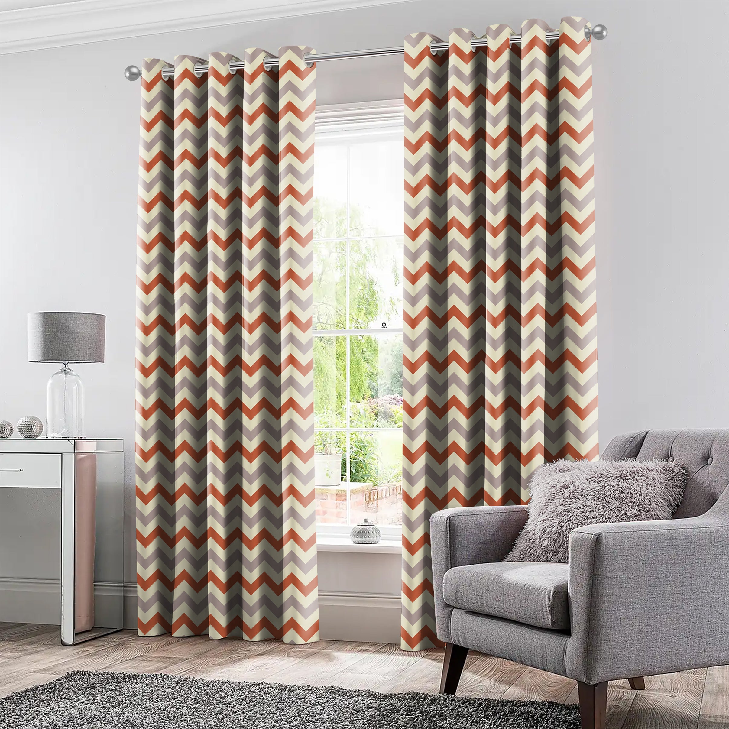 ZEST MAROON BLACKOUT CURTAINS