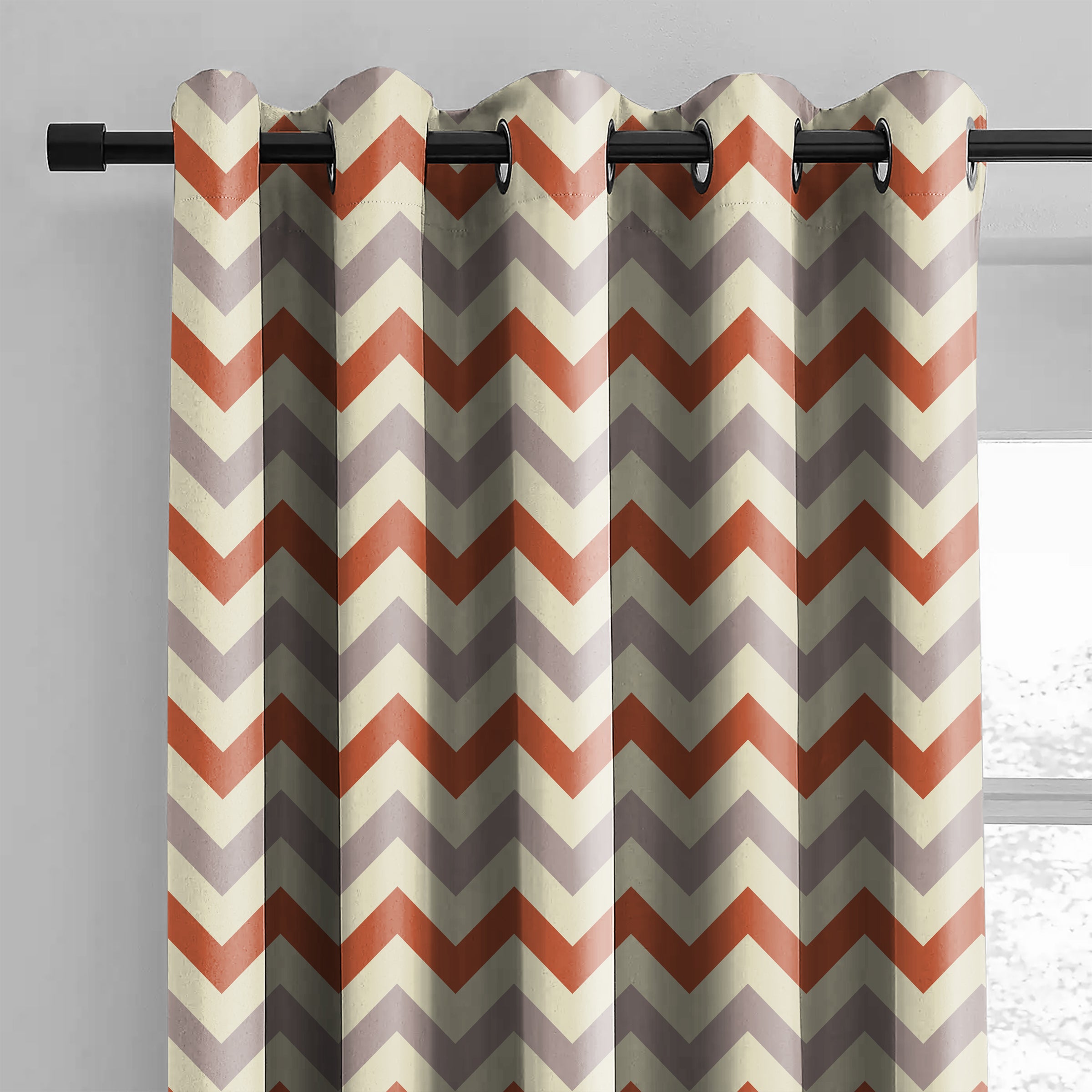 ZEST MAROON BLACKOUT CURTAINS