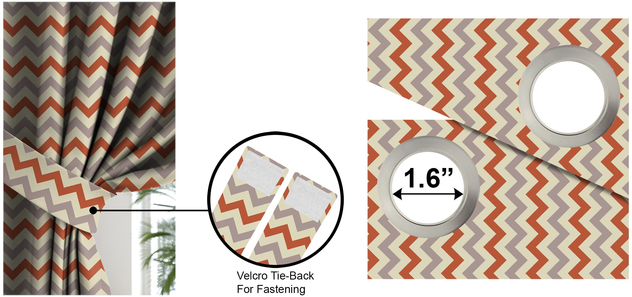 ZEST MAROON BLACKOUT CURTAINS
