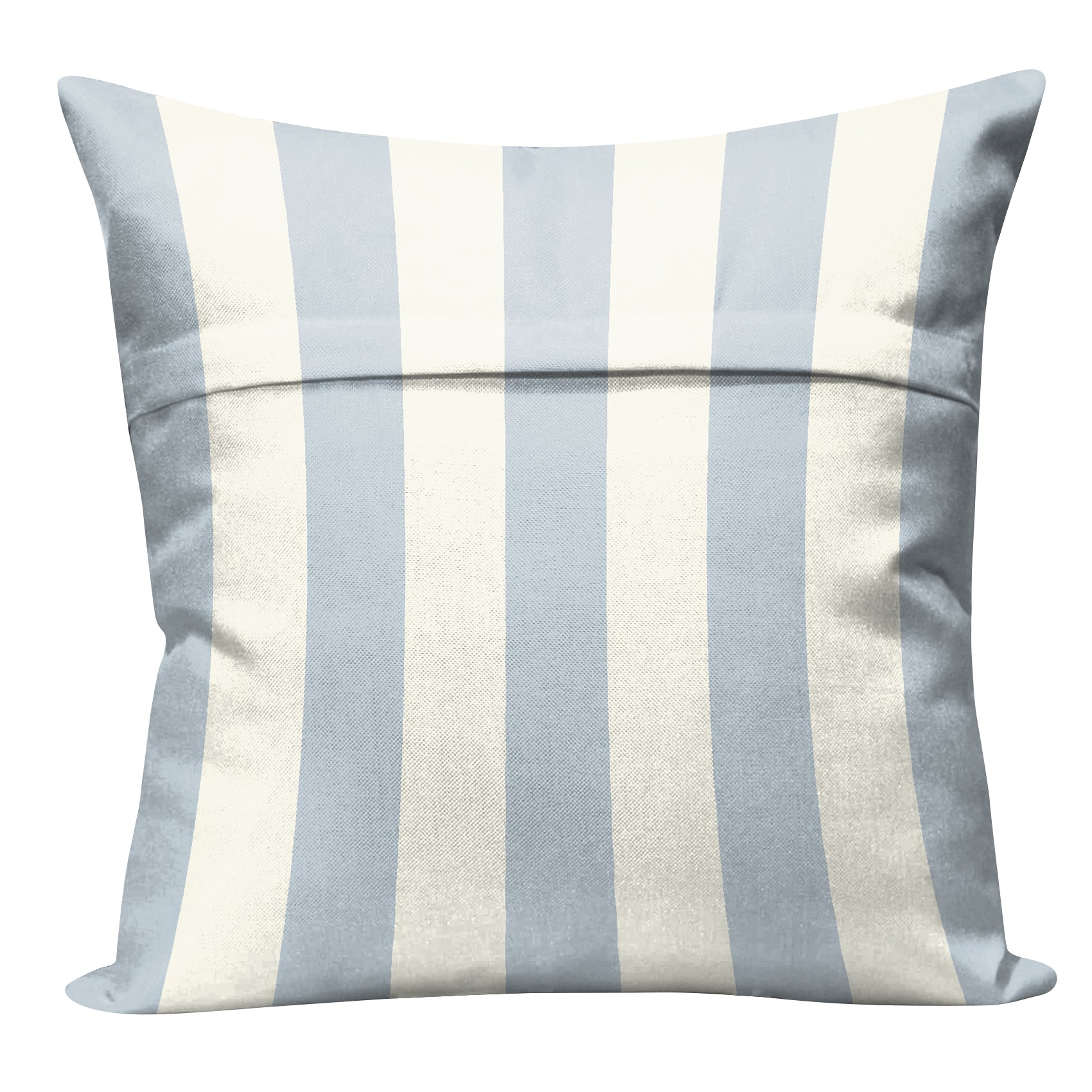SPRING GALLERY BIG STRIPE METALLIC SILVER (16X16 INCH) DIGITAL PRINTED CUSHION COVER