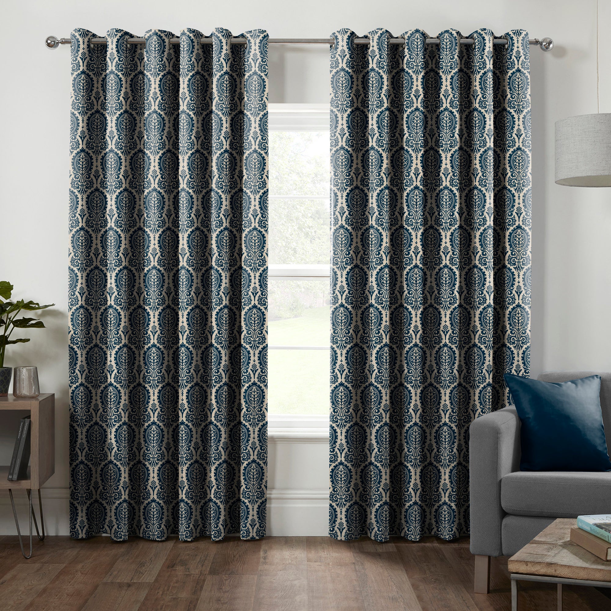 MANCHESTER MIDNIGHT BLUE BLACKOUT CURTAINS