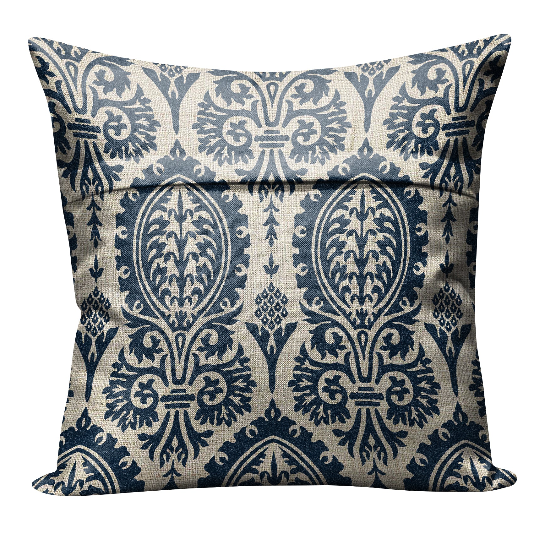 MANCHESTER MIDNIGHT BLUE DIGITAL PRINTED CUSHION COVER (Pack of 2)