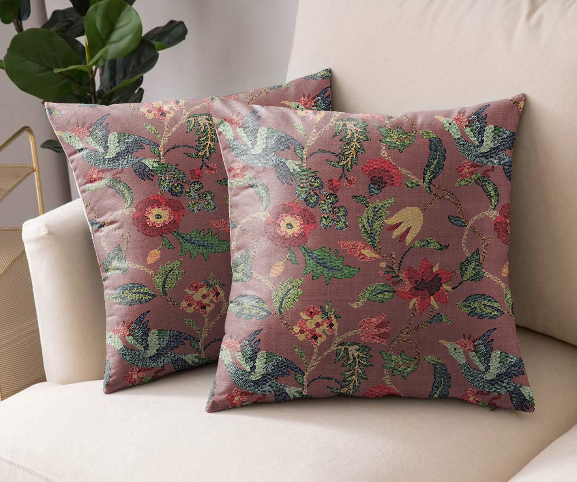 CABAL MINERAL DIGITAL PRINTED CUSHION COVER (Pack of 2)