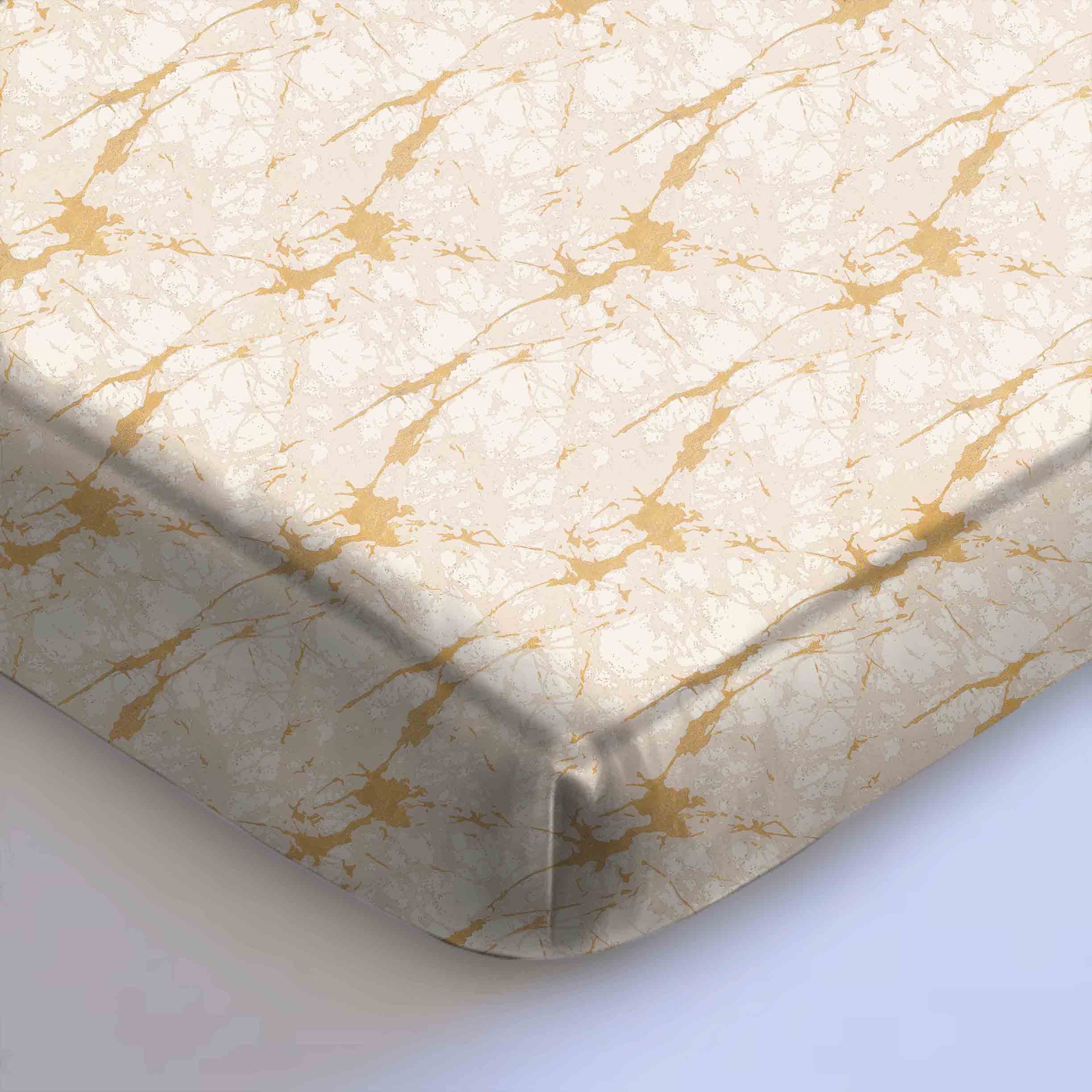 LAVA NATURAL BEDSHEET FOR DOUBLE BED WITH 2 PILLOWCOVERS KING SIZE (104" X 90")