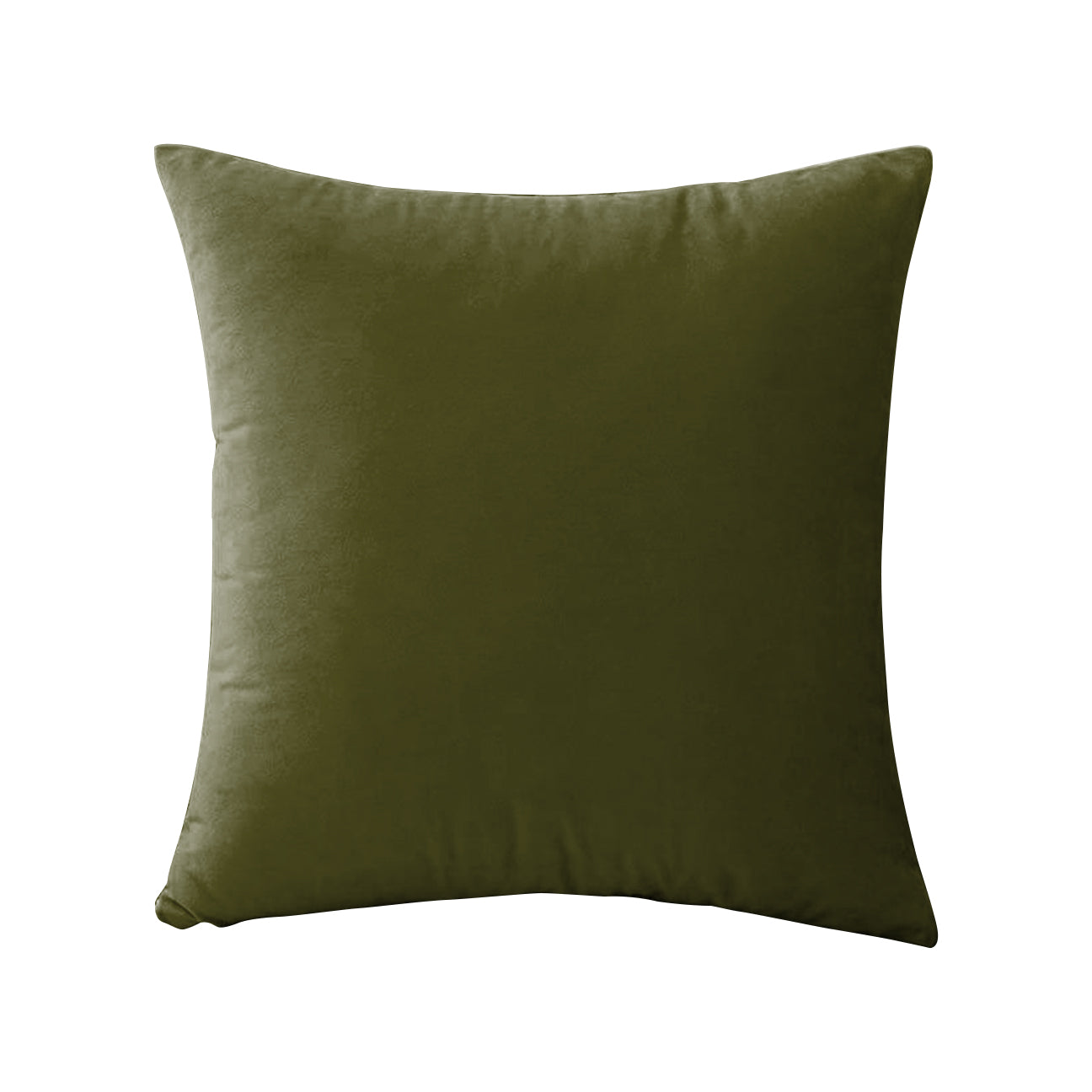 RAINBOW VELVET OLIVE-39 CUSHION COVER (Pack of 2)