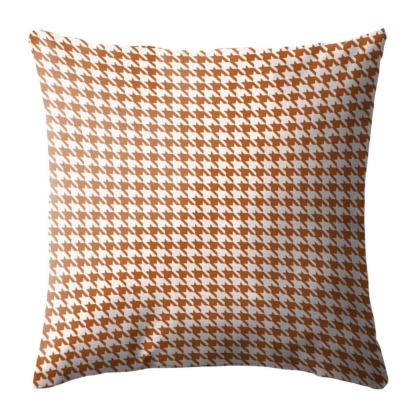 HOUNDSTOOTH ORANGE DIGITAL PRINTED CUSHION COVER (Pack of 2)