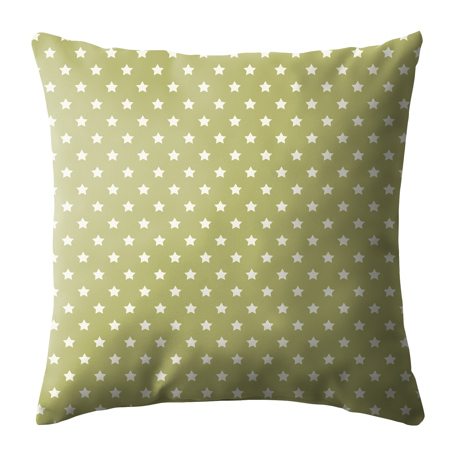 Spring Gallery Olive Green Digital Printed Cushion Cover (Pack of 2)