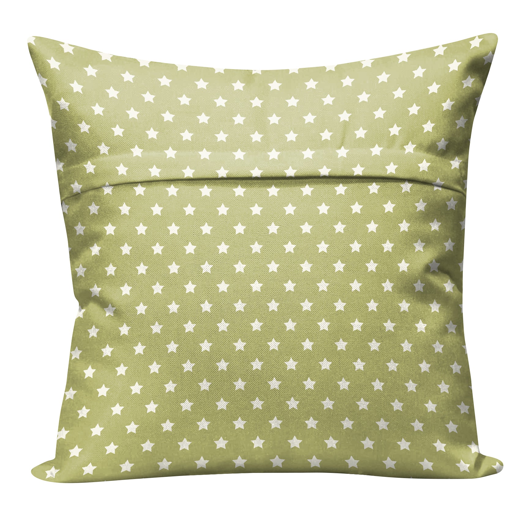 SPRING GALLERY STAR OLIVE GREEN DIGITAL PRINTED CUSHION COVER (Pack of 2)