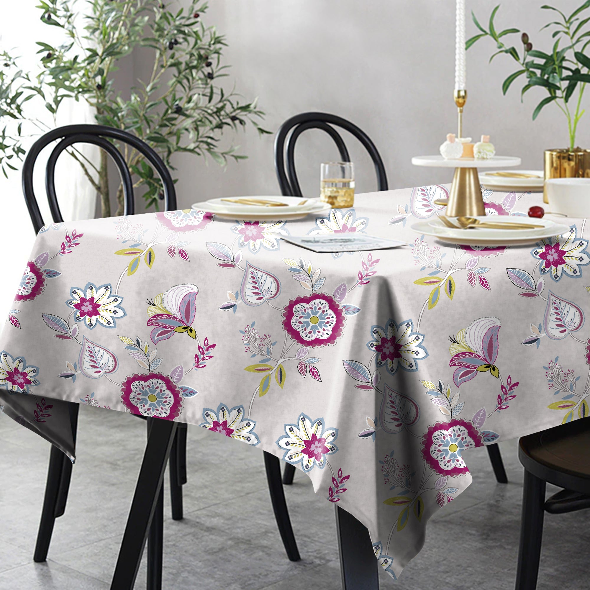 BEAU Pink Table Cloth